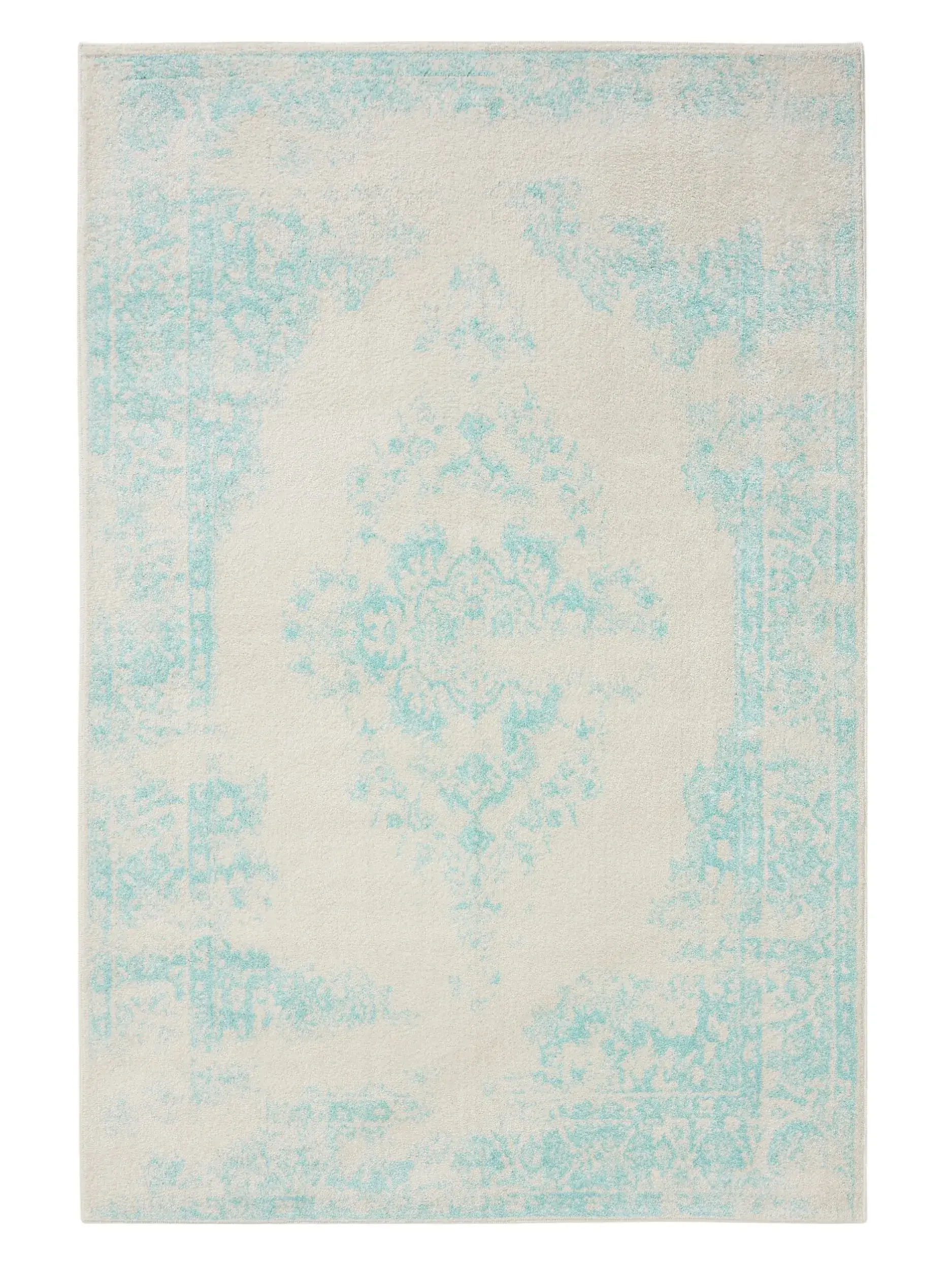 Rug made of 100% Polypropylen in Beige with a 100% Polypropylen high pile by benuta Basic