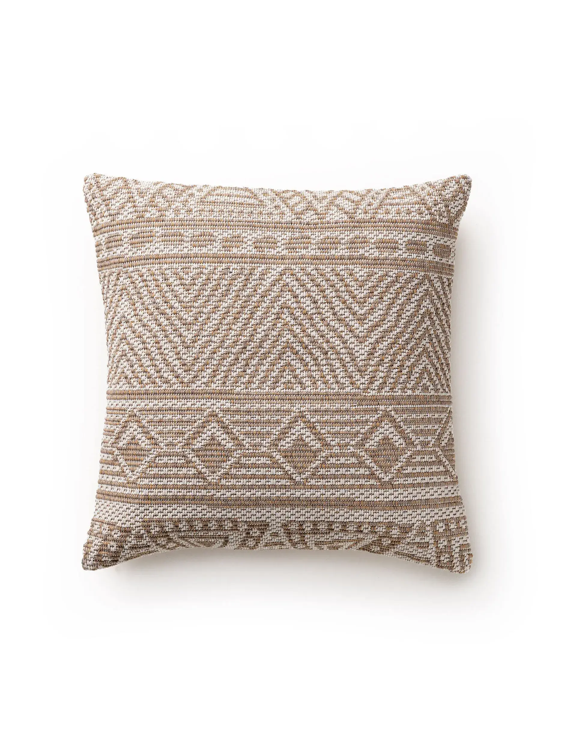 Kissenbezug Naxos Cream/Taupe von benuta