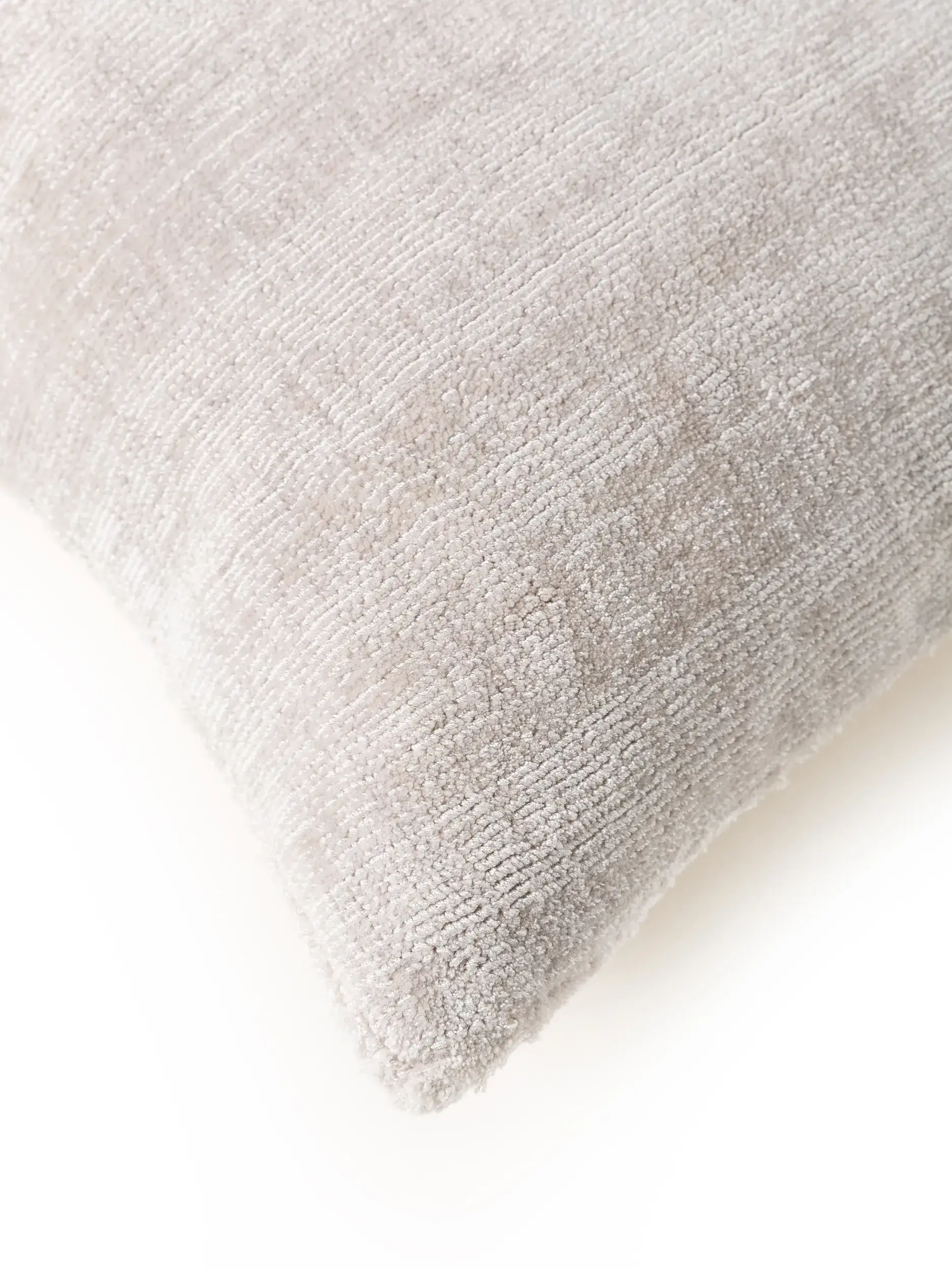 Funda de almohada Nova Gris claro de benuta pure