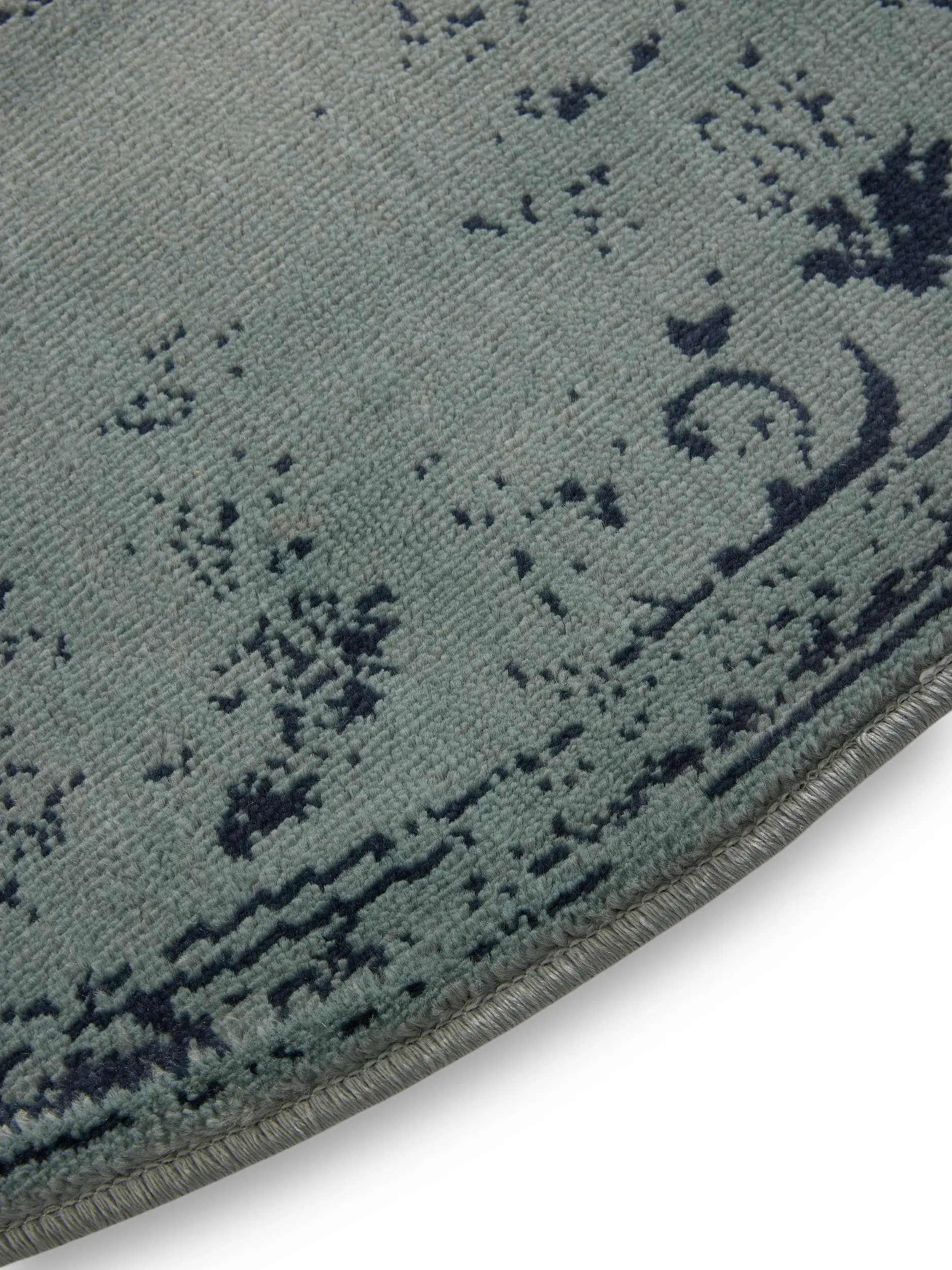 Rug made of 100% Polypropylen in Turquoise with a 100% Polypropylen high pile by benuta Basic