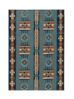 Tapis d'extérieur & intérieur Ria Multicouleur/Bleu