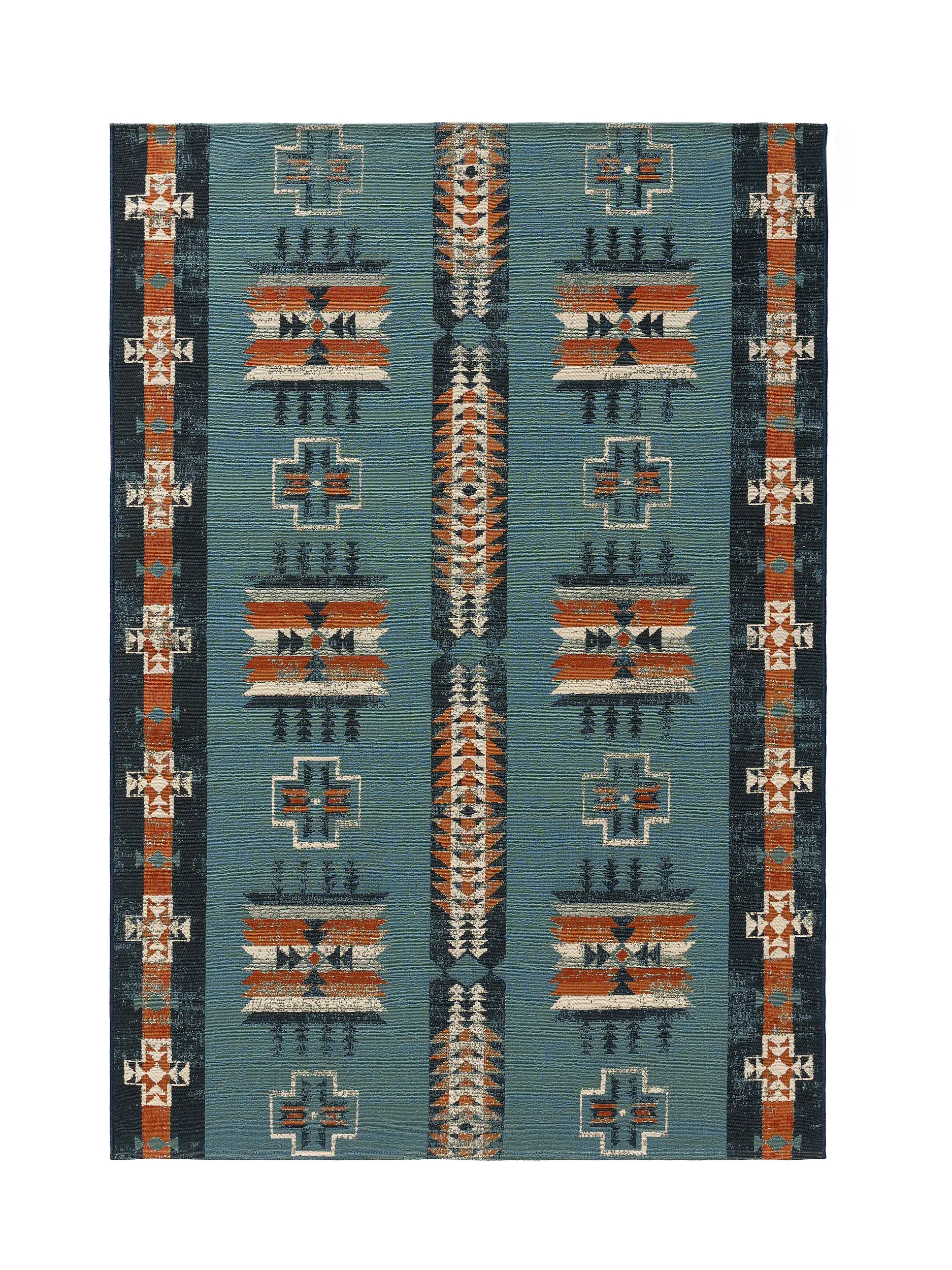 Tapijt van 76% Polypropyleen, 23% Polyester, 1% Latex in Veelkleurig met een 76% Polypropyleen, 23% Polyester, 1% Latex hoge pool van benuta POP