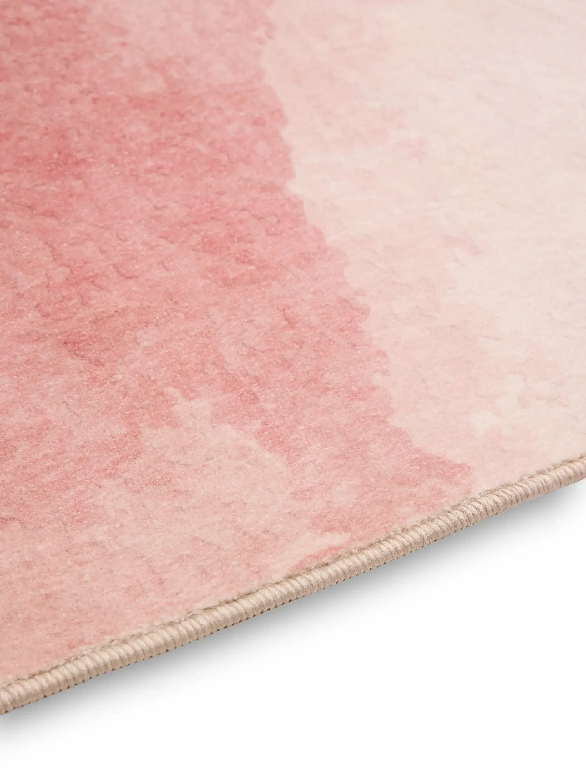 Teppich aus 100% Polyester in Beige mit 100% Polyester hohem Flor von benuta Pop