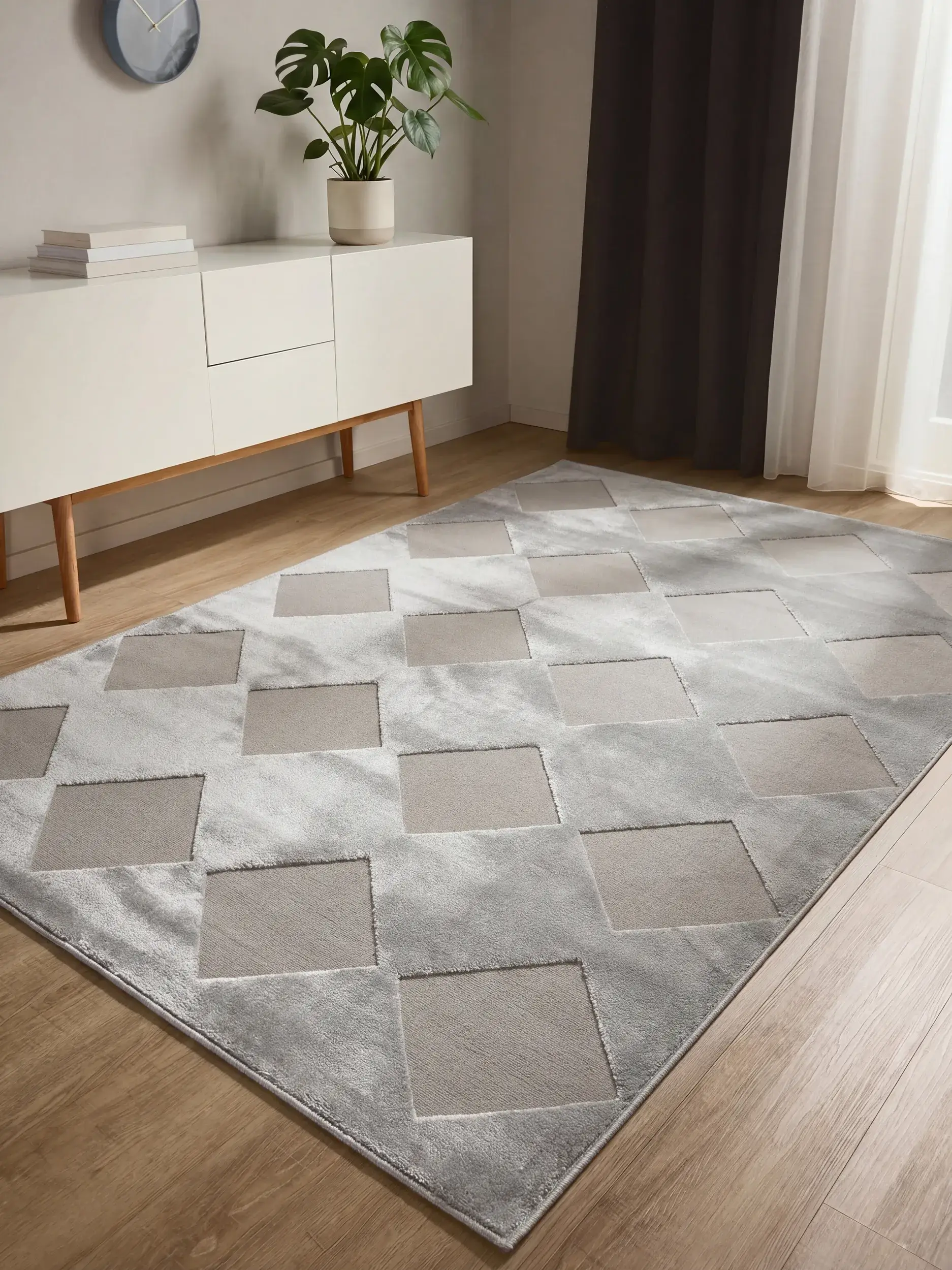 Teppe Claire av 60% Polyester, 40% Polypropylen i  fra benuta Basic