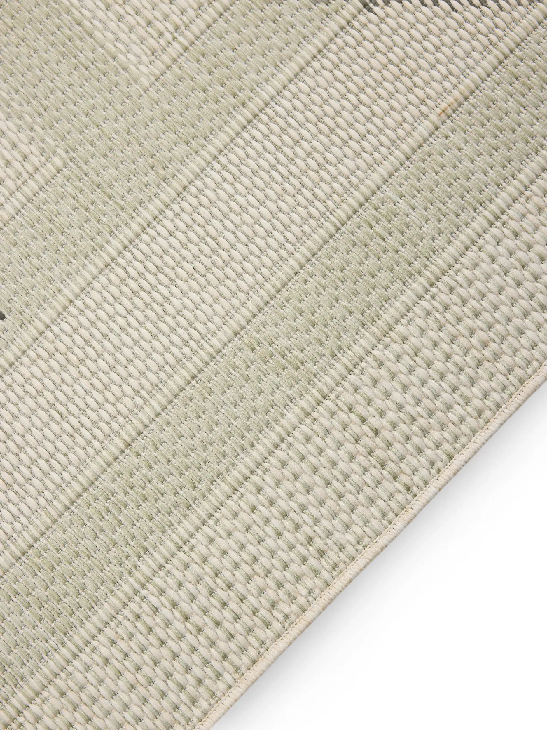 Teppich aus 100% Polypropylen in Grün mit 100% Polypropylen hohem Flor von benuta Nest