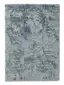 Waschbarer Hochflorteppich Nanuk Blau