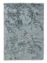 Waschbarer Hochflorteppich Nanuk Blau