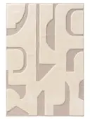 Tæppe Elanie Cremehvid/Beige