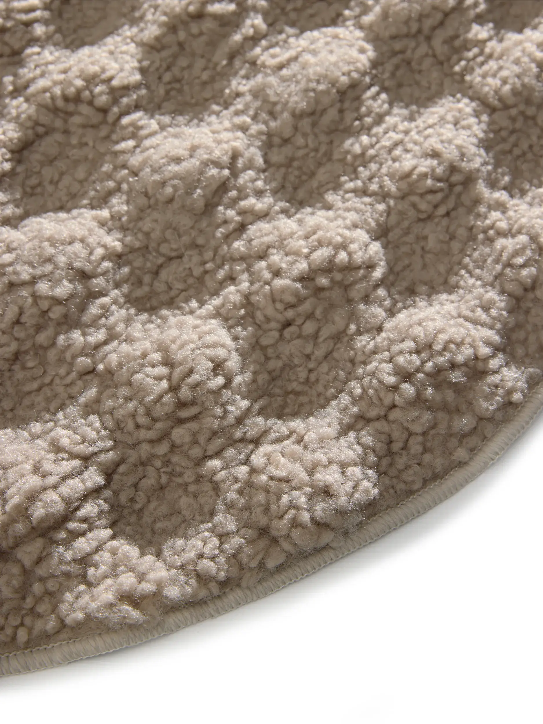 Teppich aus 100% Polyester in Šedá mit 100% Polyester hohem Flor von benuta POP