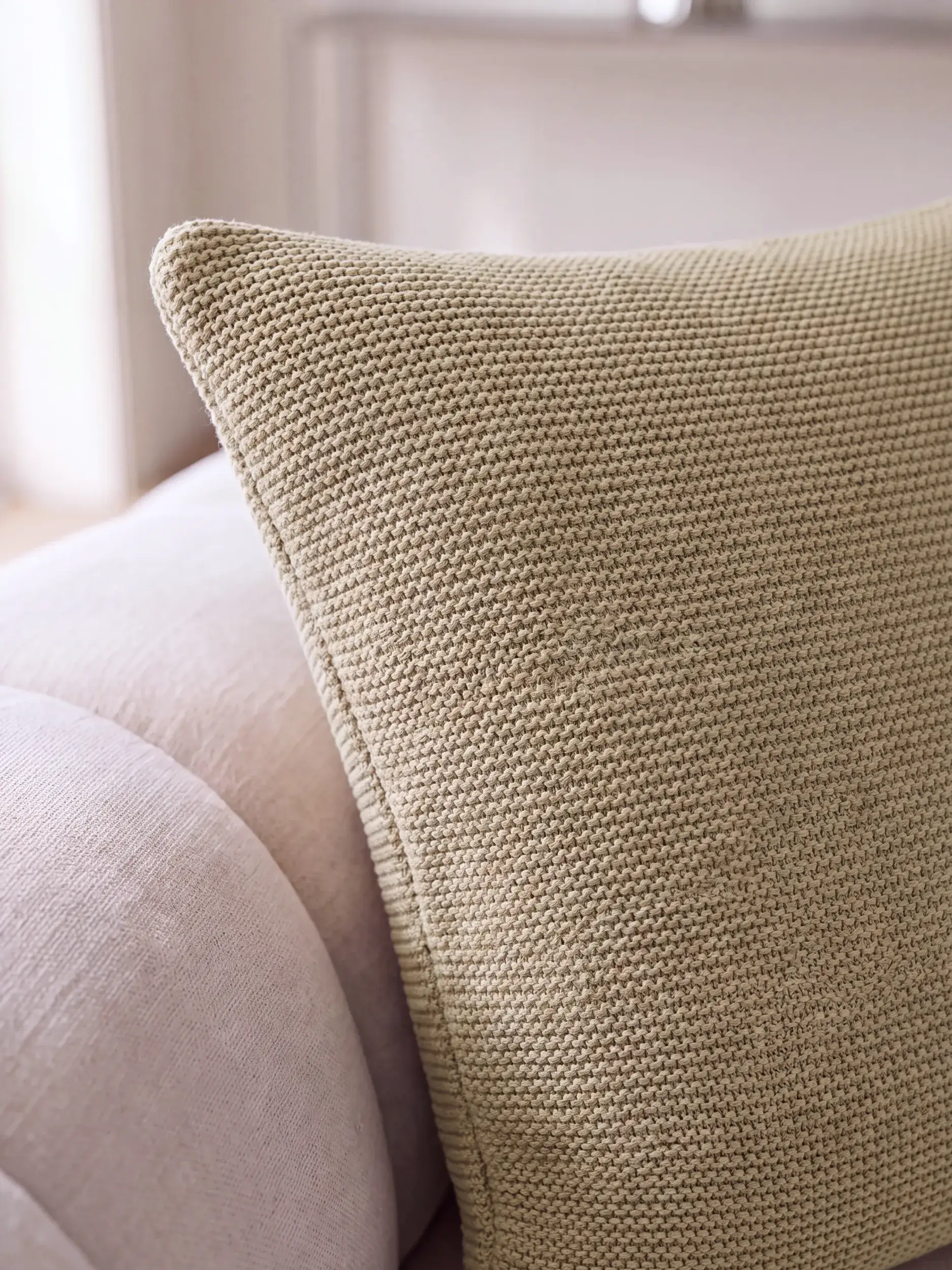 Kussen Helma Beige van benuta Pure