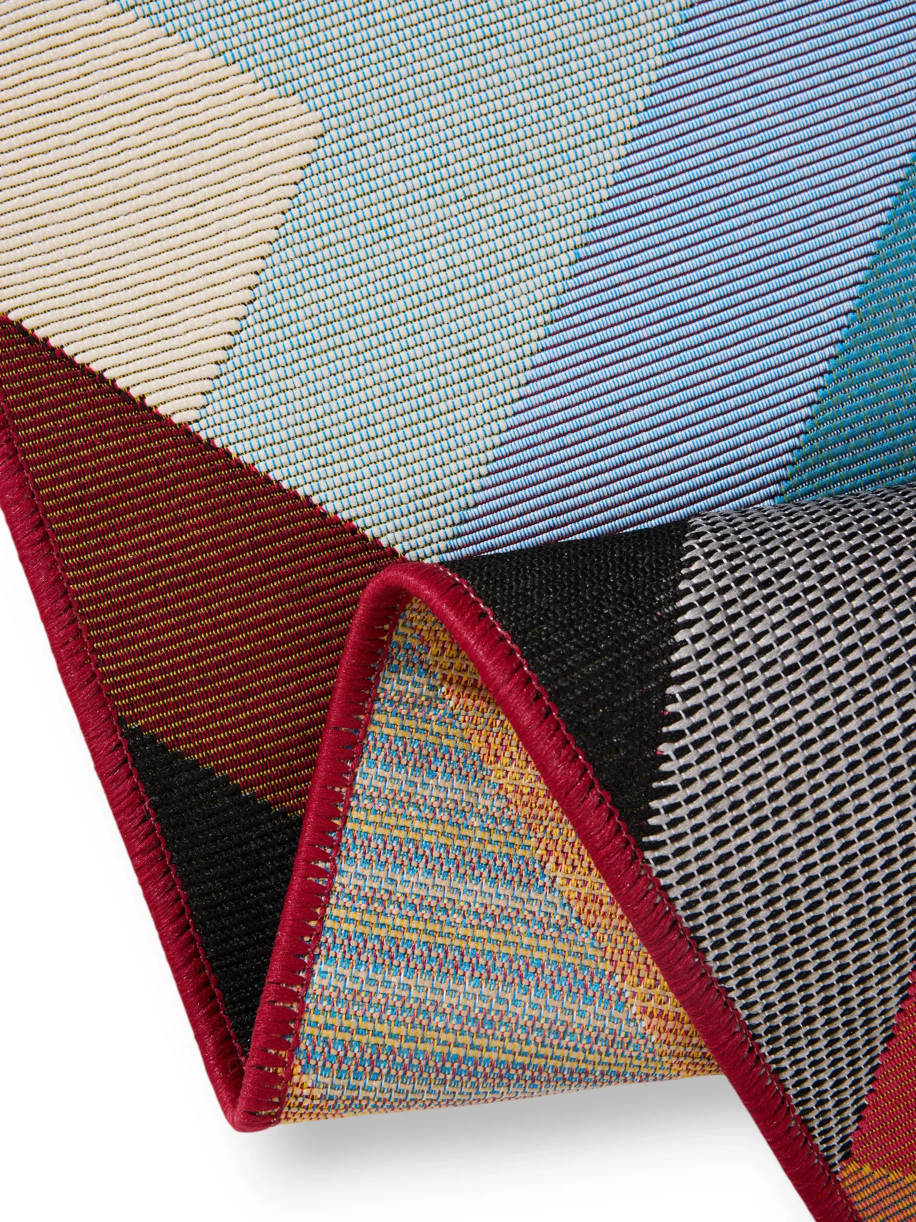 Tappeto di 76% Polipropilene, 23% Poliestere, 1% Lattice in Multicolor con pelo alto 76% Polipropilene, 23% Poliestere, 1% Lattice da benuta POP