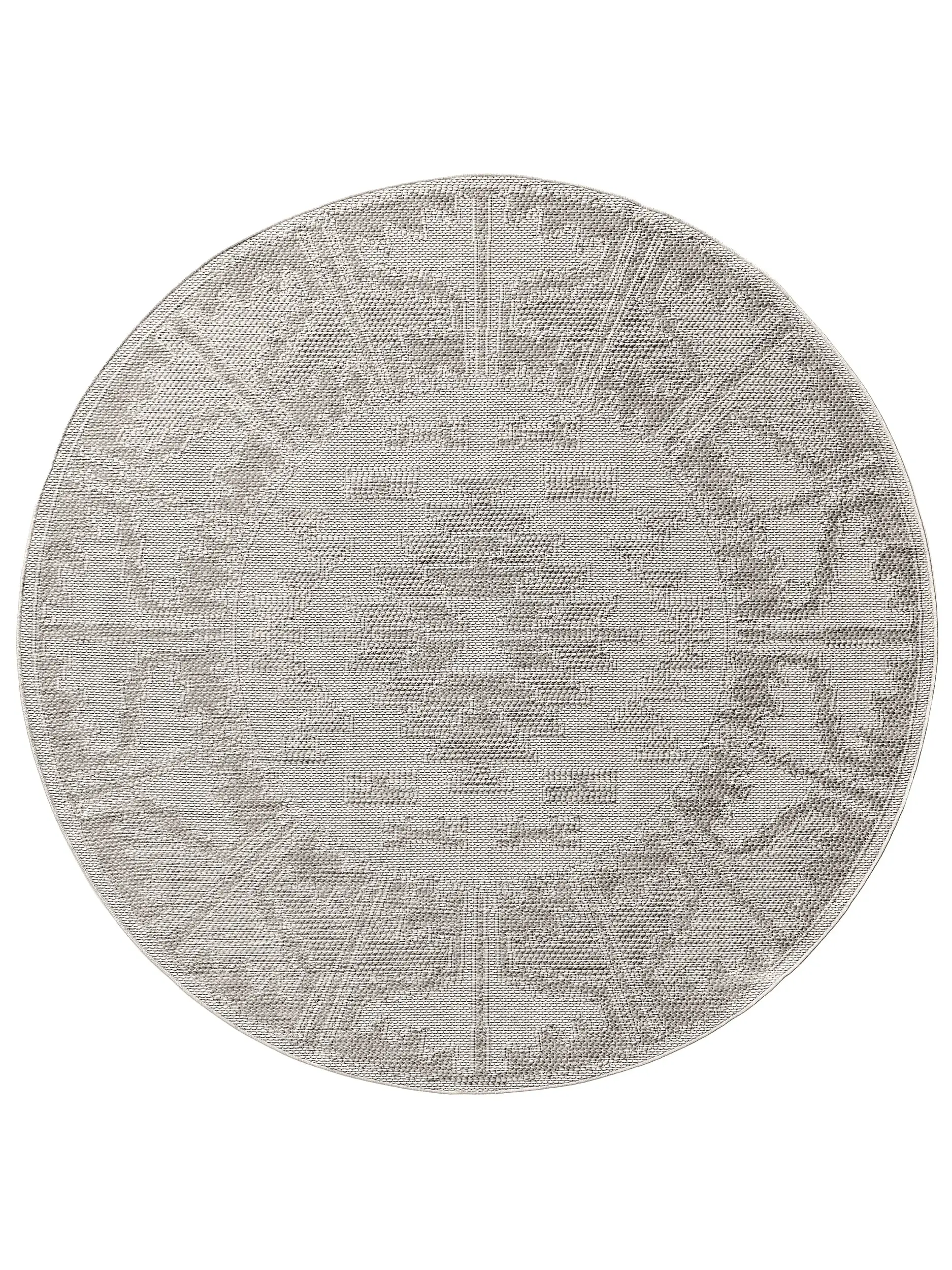 Rug made of 100% Polypropylen in Grey with a 100% Polypropylen high pile by benuta Nest