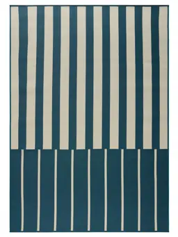 Vnitřní a venkovní koberec Reed Petrolejová