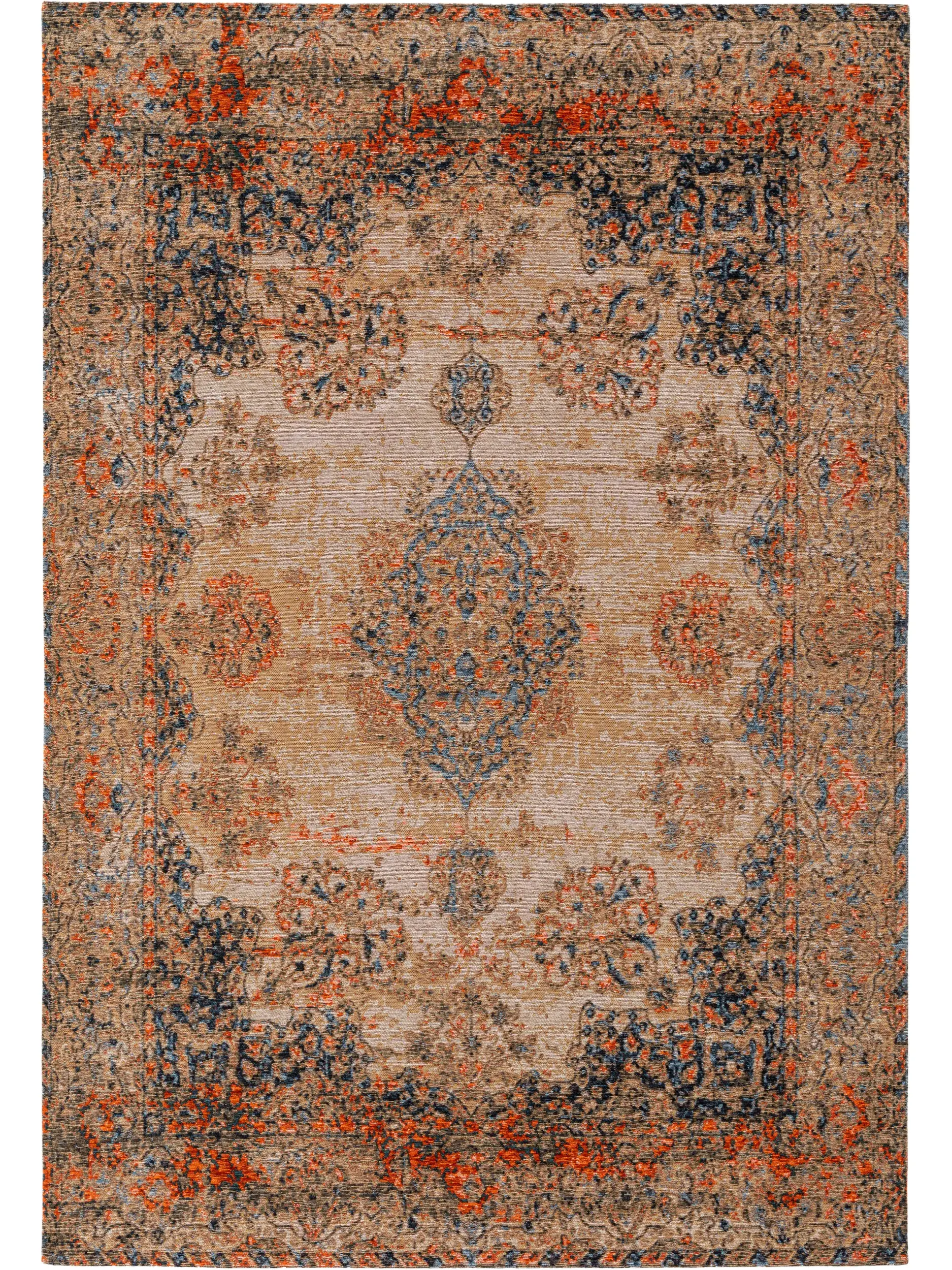 Tappeto di 79% Poliestere, 20% Cotone, 1% Lattice in Multicolor con pelo alto 79% Poliestere, 20% Cotone, 1% Lattice da benuta POP