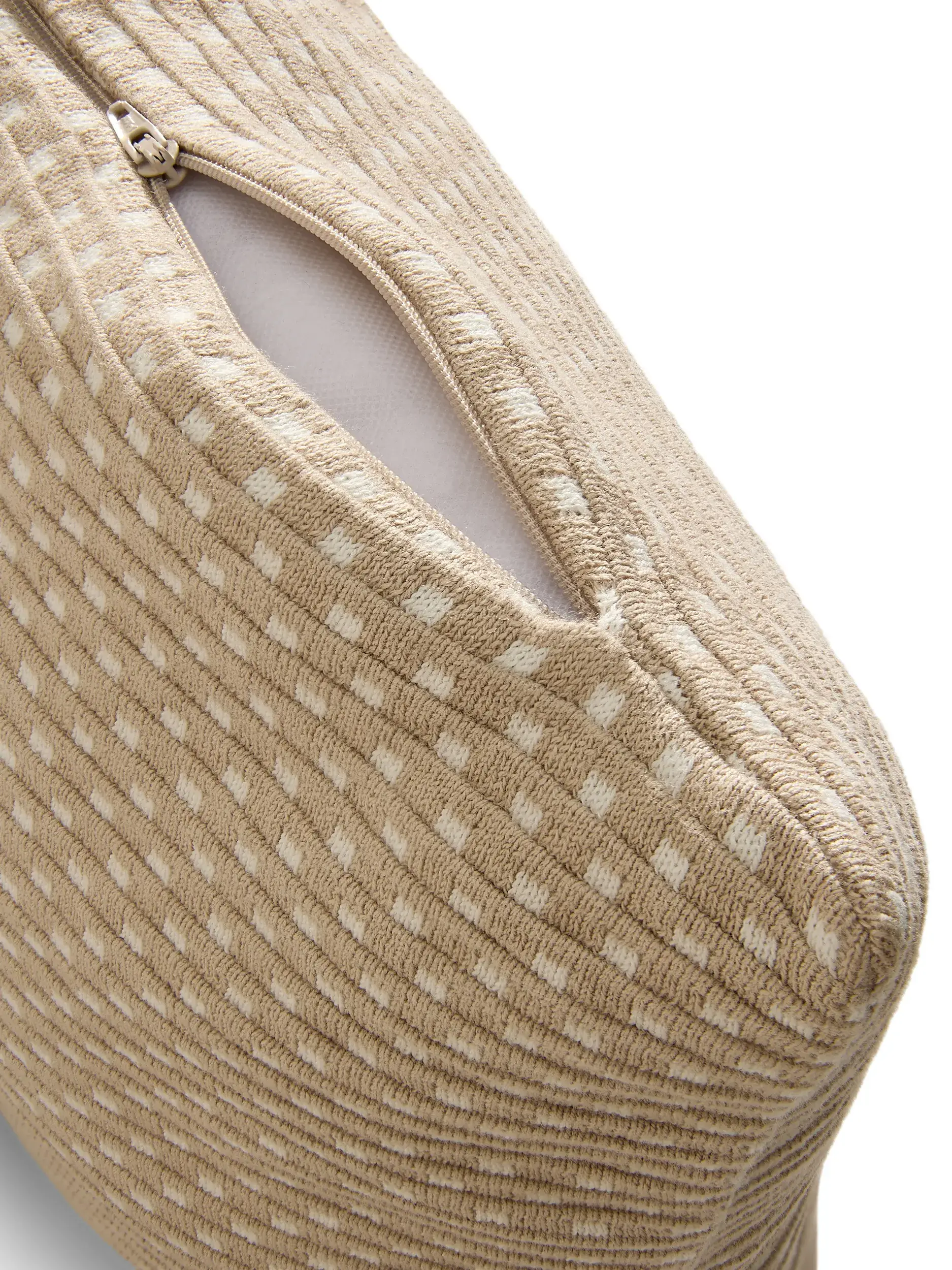 Kussen Ilma Beige van benuta Pure