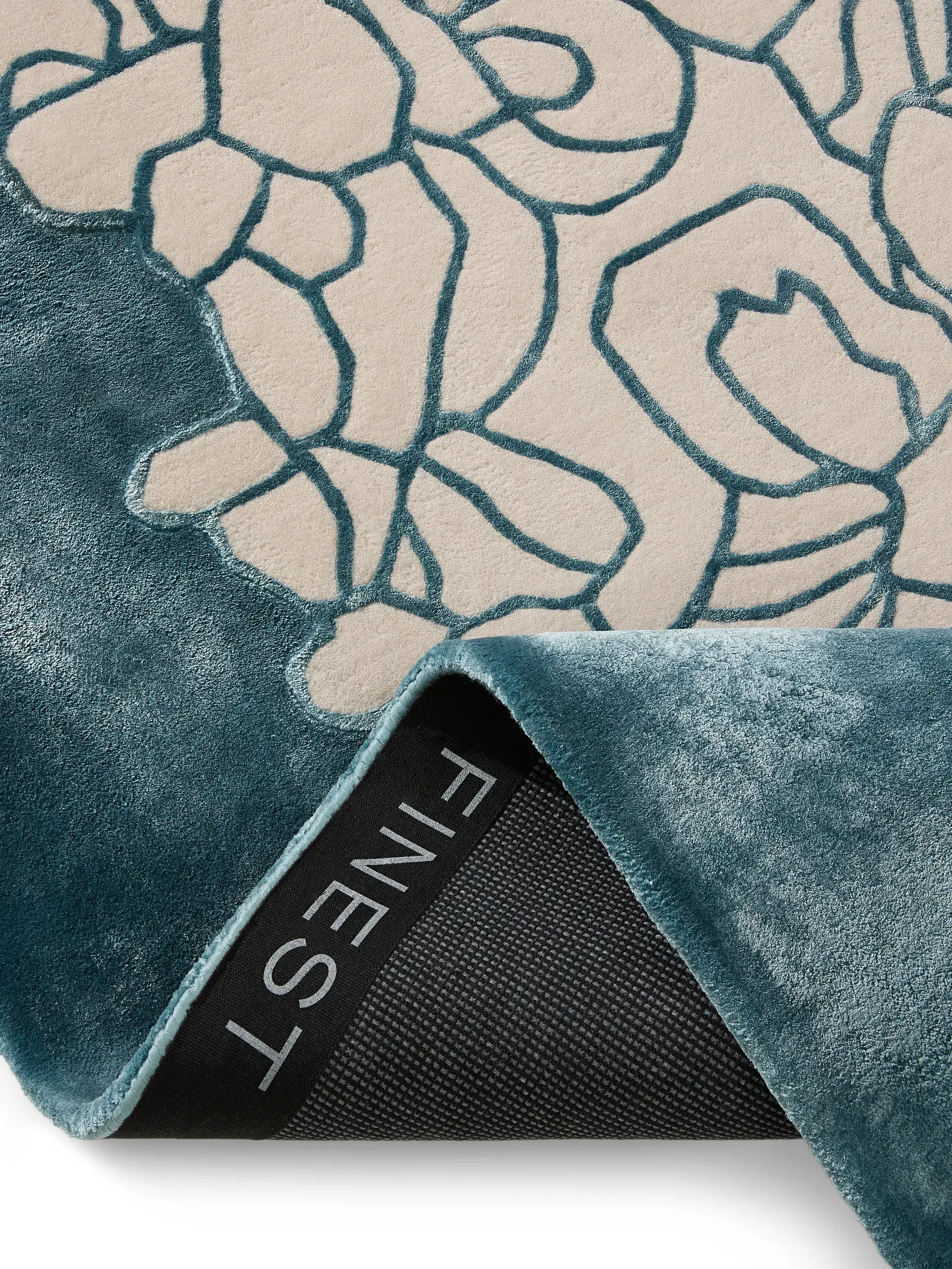 Tapis Tizian en 50% Laine (50% de Nouvelle-Zélande), 50% Lyocell (TENCEL™) en  de benuta Finest