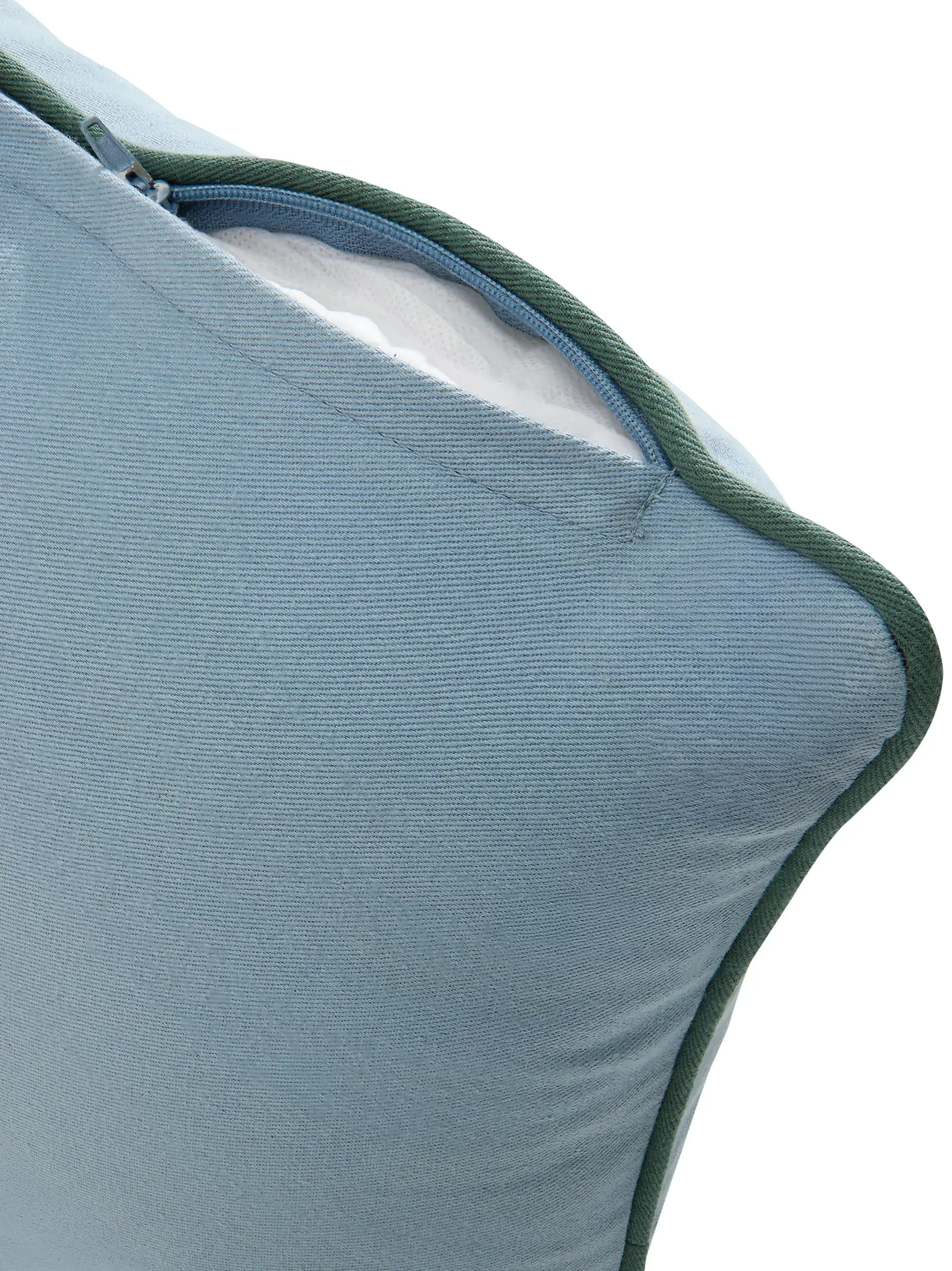 Coussin Ines Bleu/Vert de benuta pure