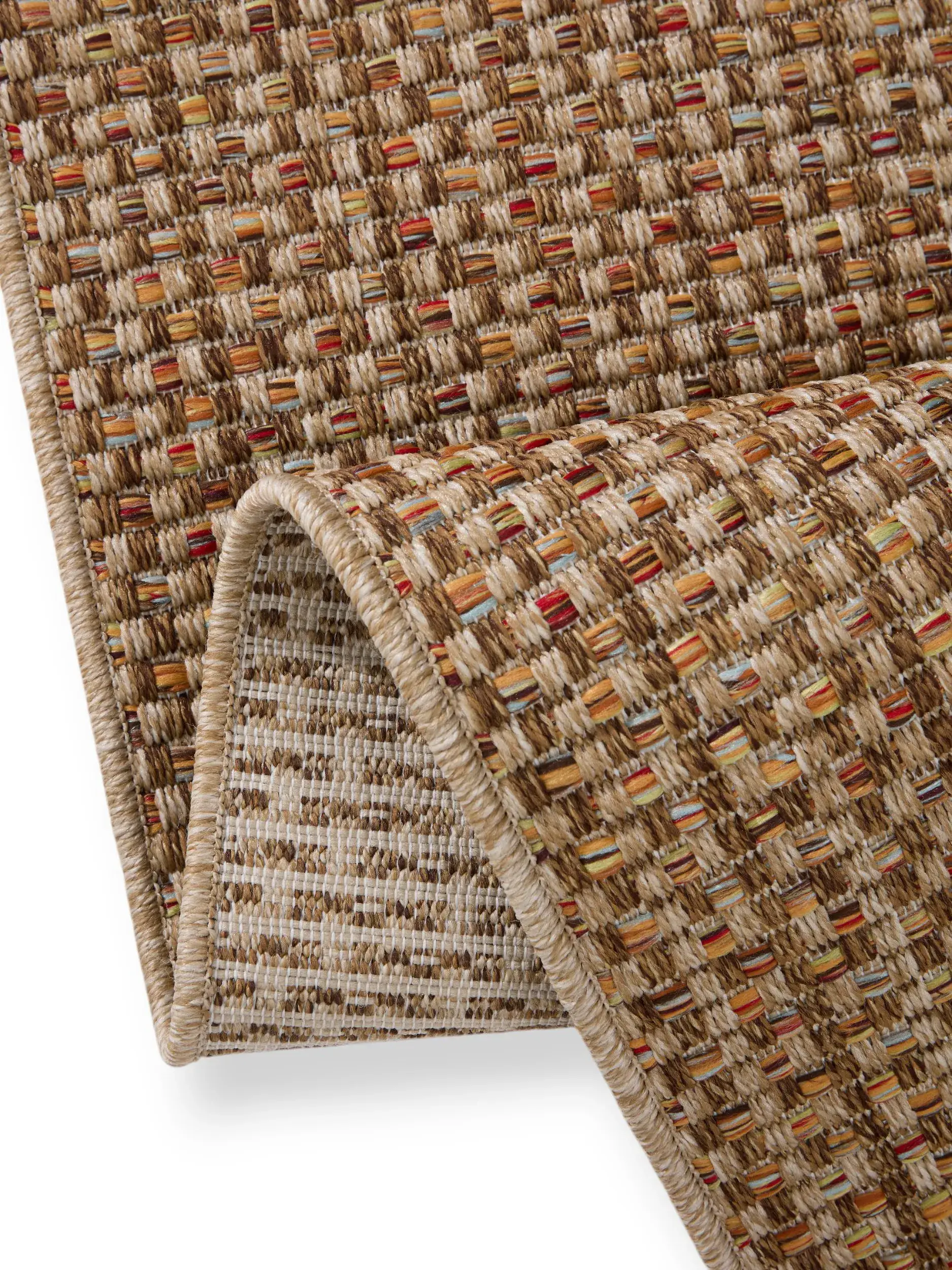 Rug made of 100% Polypropylen in Multicolour with a 100% Polypropylen high pile by benuta Nest