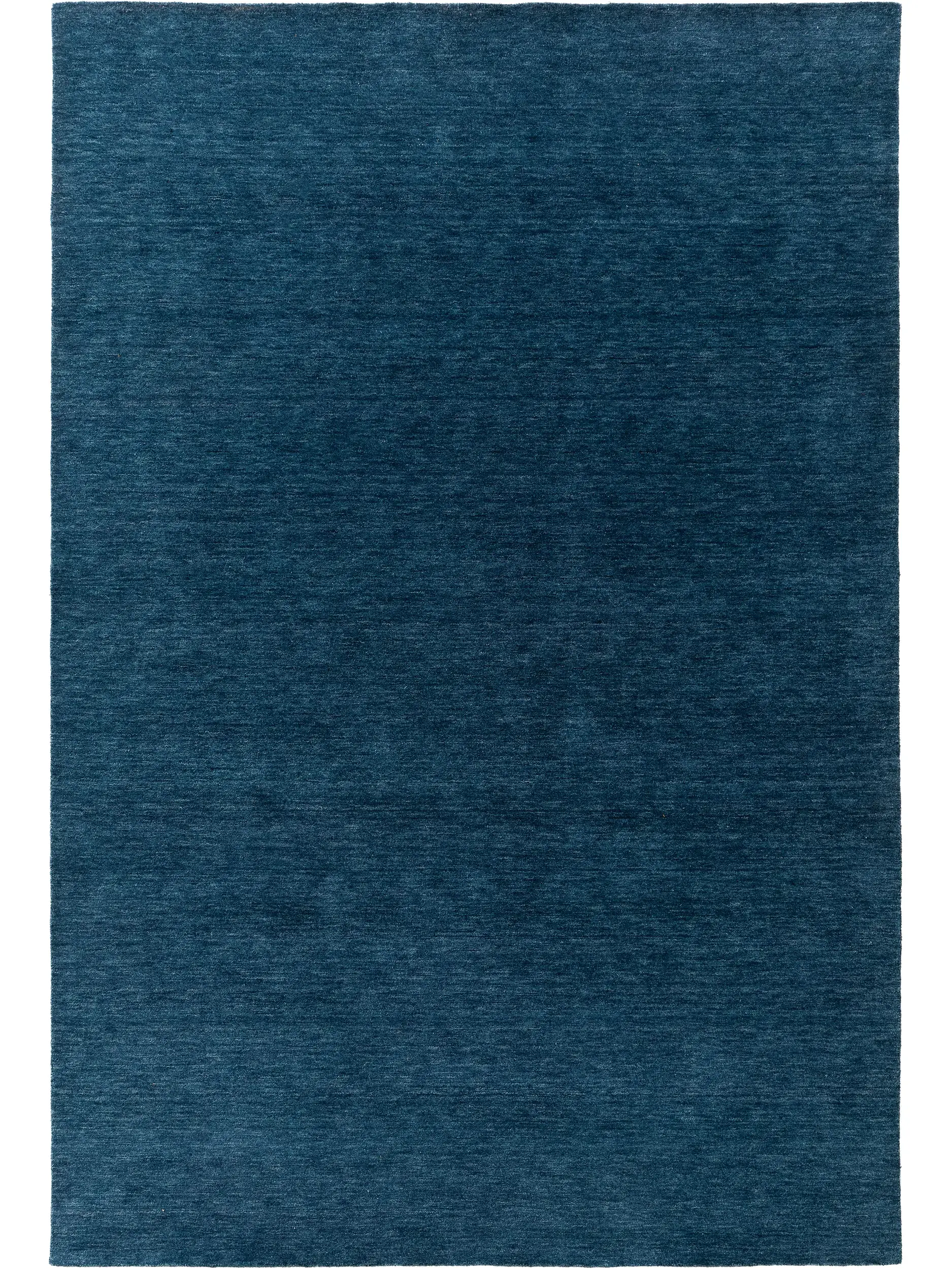 Tappeto di 100% Lana in Azzurro con pelo alto 100% Lana da benuta nest