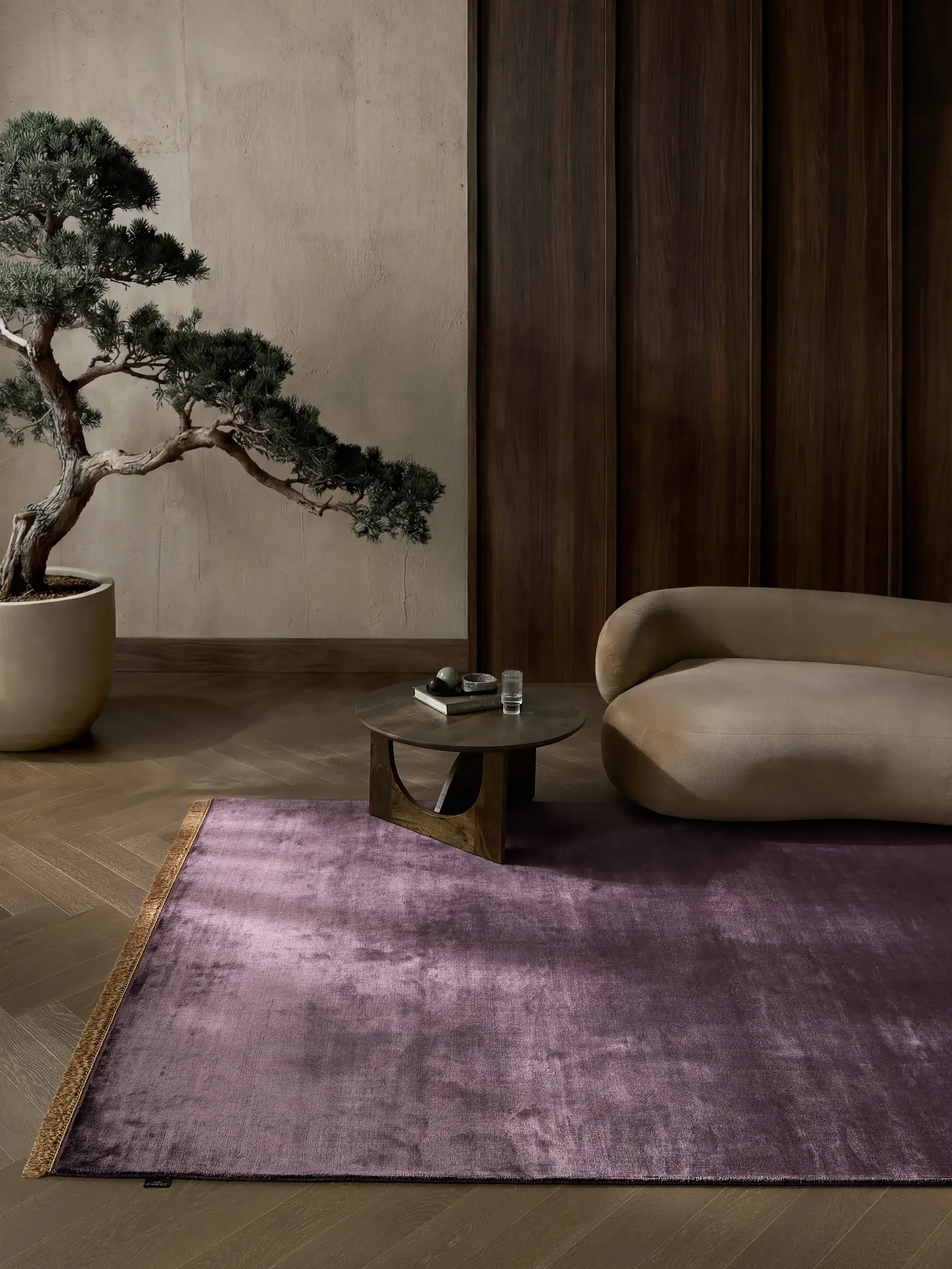 Teppe Rubin av 100% Viskose i  fra benuta Finest