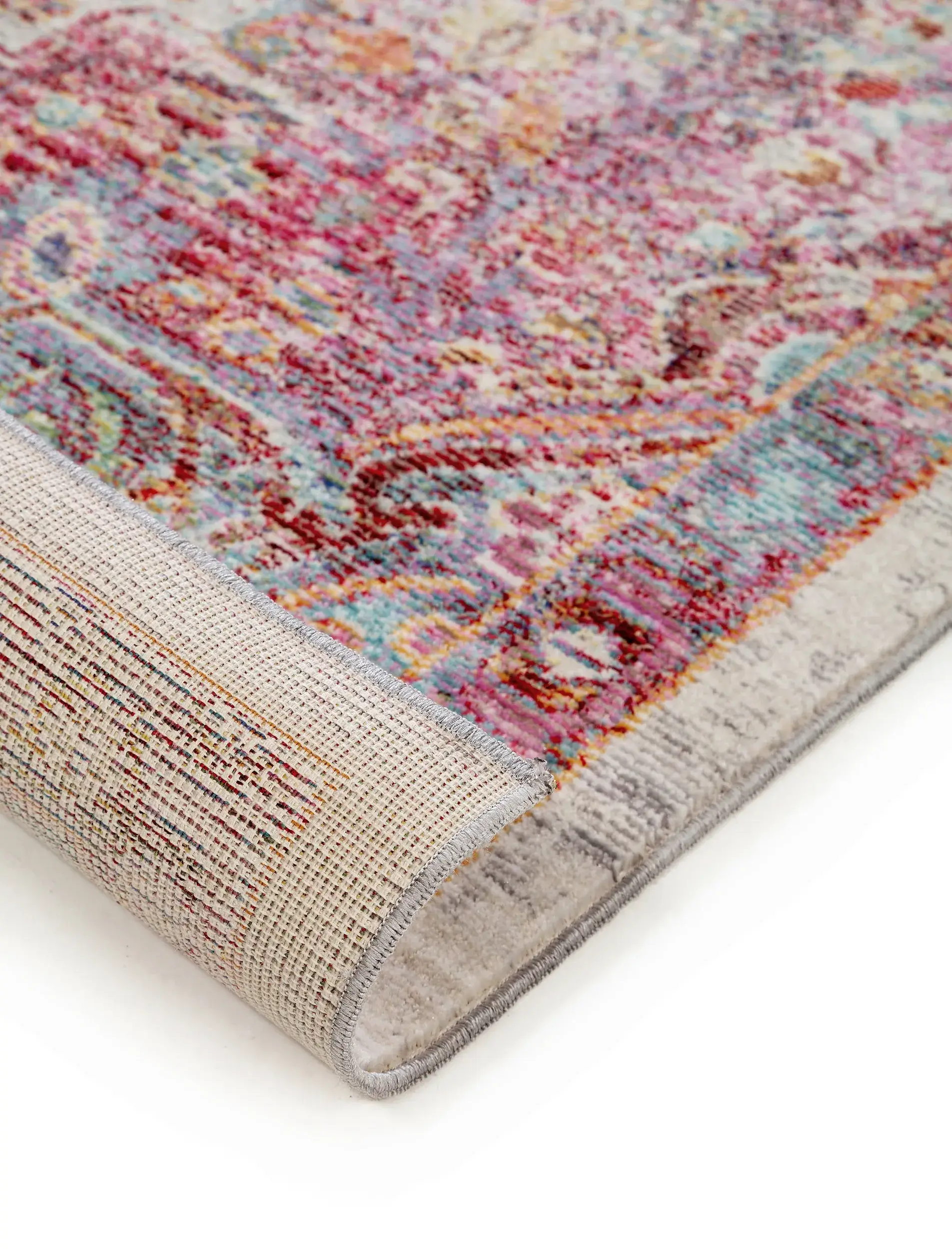 Tapis en 100% Polyester en Multicouleur avec une pile de 100% Polyester de hauteur de benuta nest