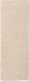 Tapis de couloir en laine Bent Crème