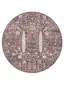 Washable Rug George Bordeaux