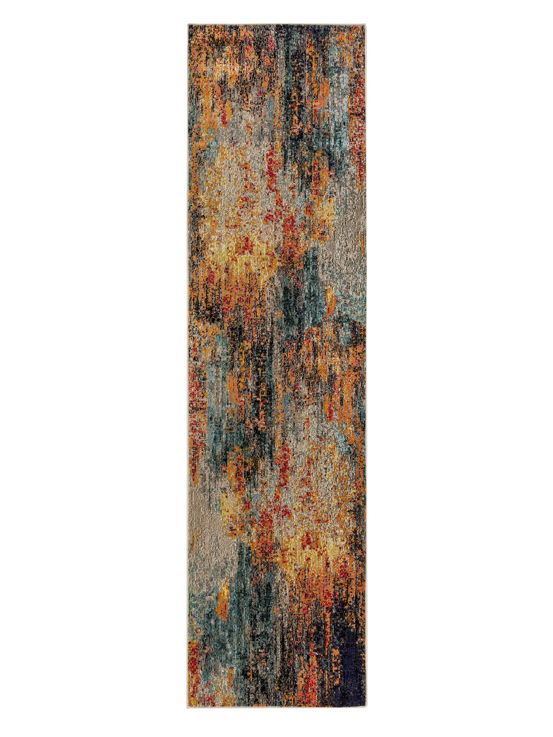 Rug made of 100% Polypropylen in Multicolour with a 100% Polypropylen high pile by benuta Nest