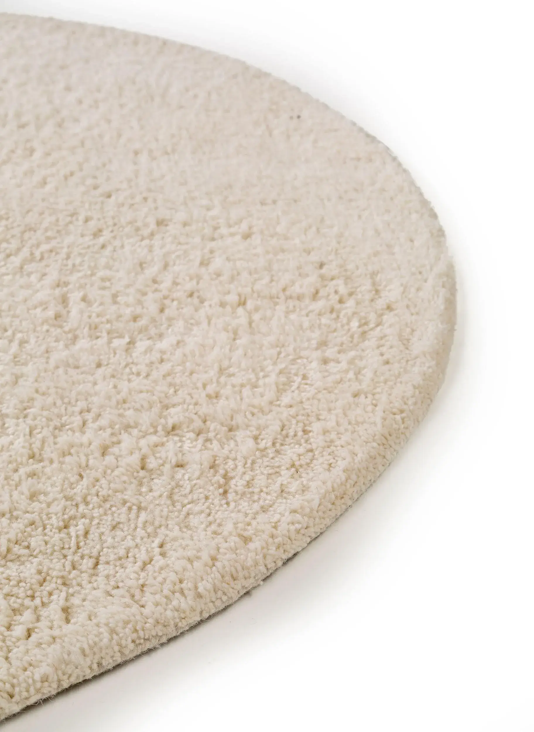 Tapete de 100% Wolle em Weiß com pelo de 100% Wolle de altura da benuta Pure