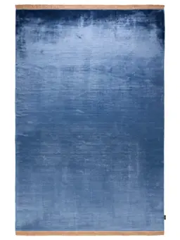 Viskosteppe Rubin Blå