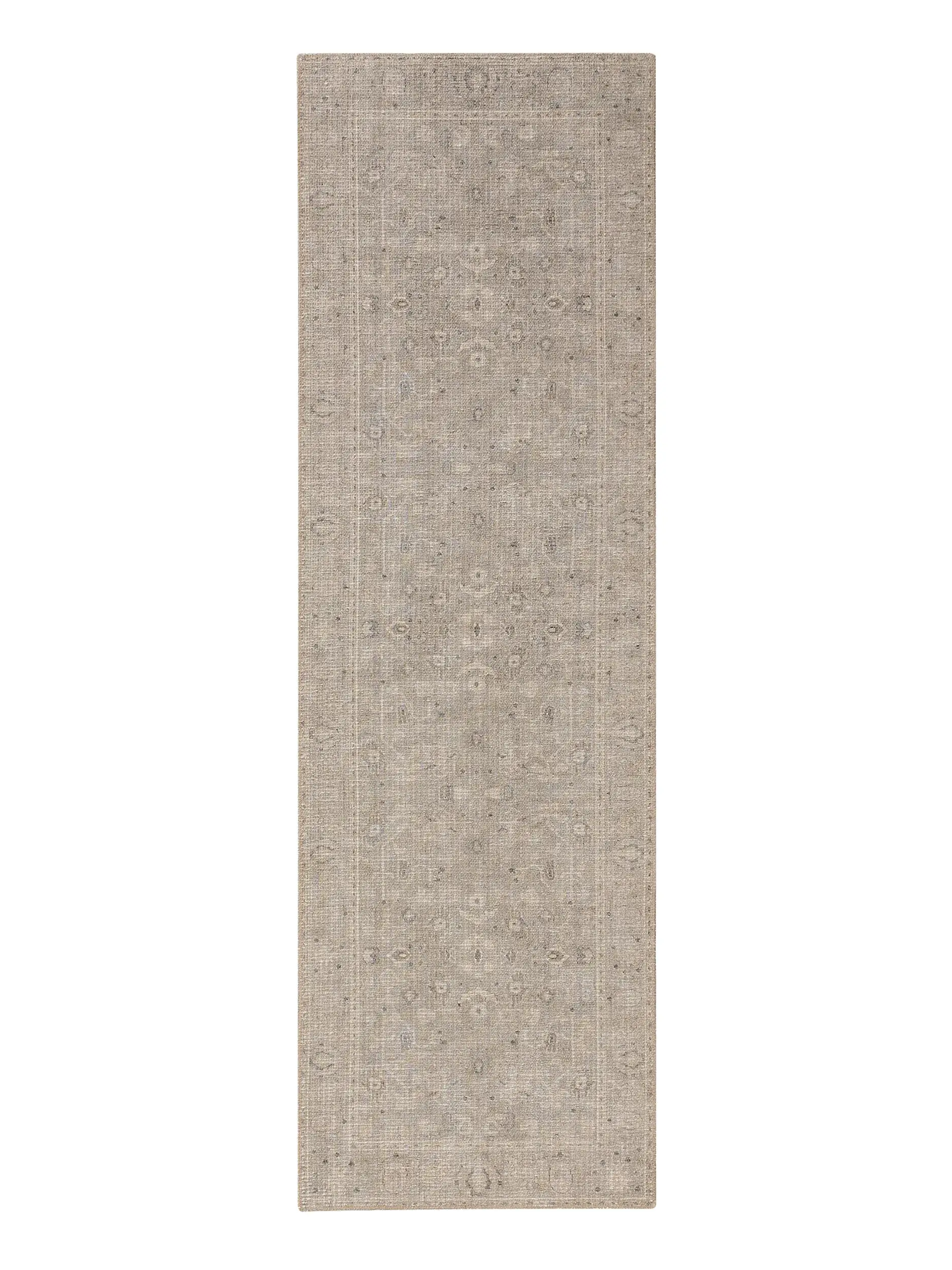 Rug made of 50% Polyester, 50% Polycotton in Grey with a 50% Polyester, 50% Polycotton high pile by benuta Nest
