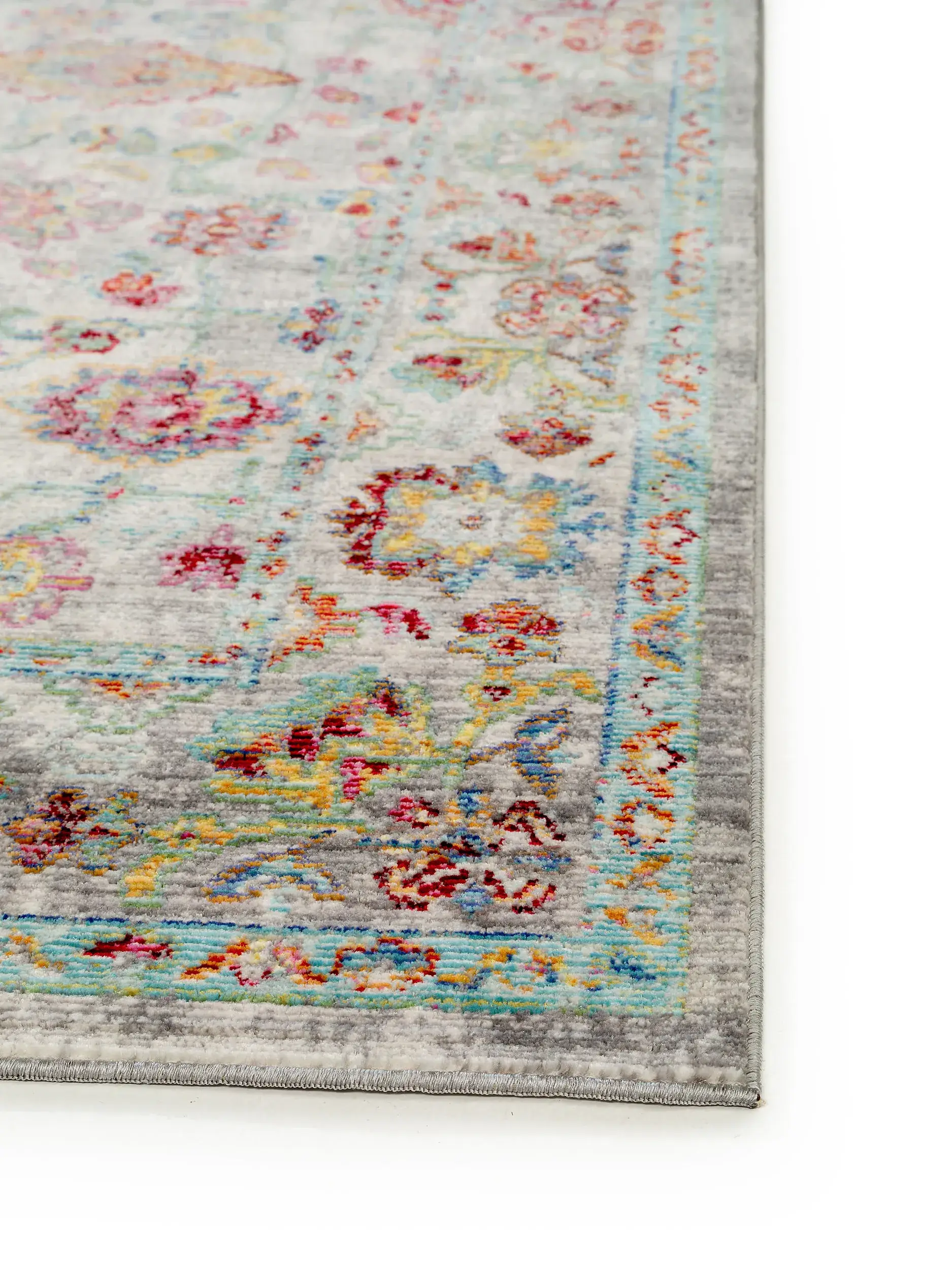 Teppich aus 100% Polyester in Multicolor mit 100% Polyester hohem Flor von benuta Nest