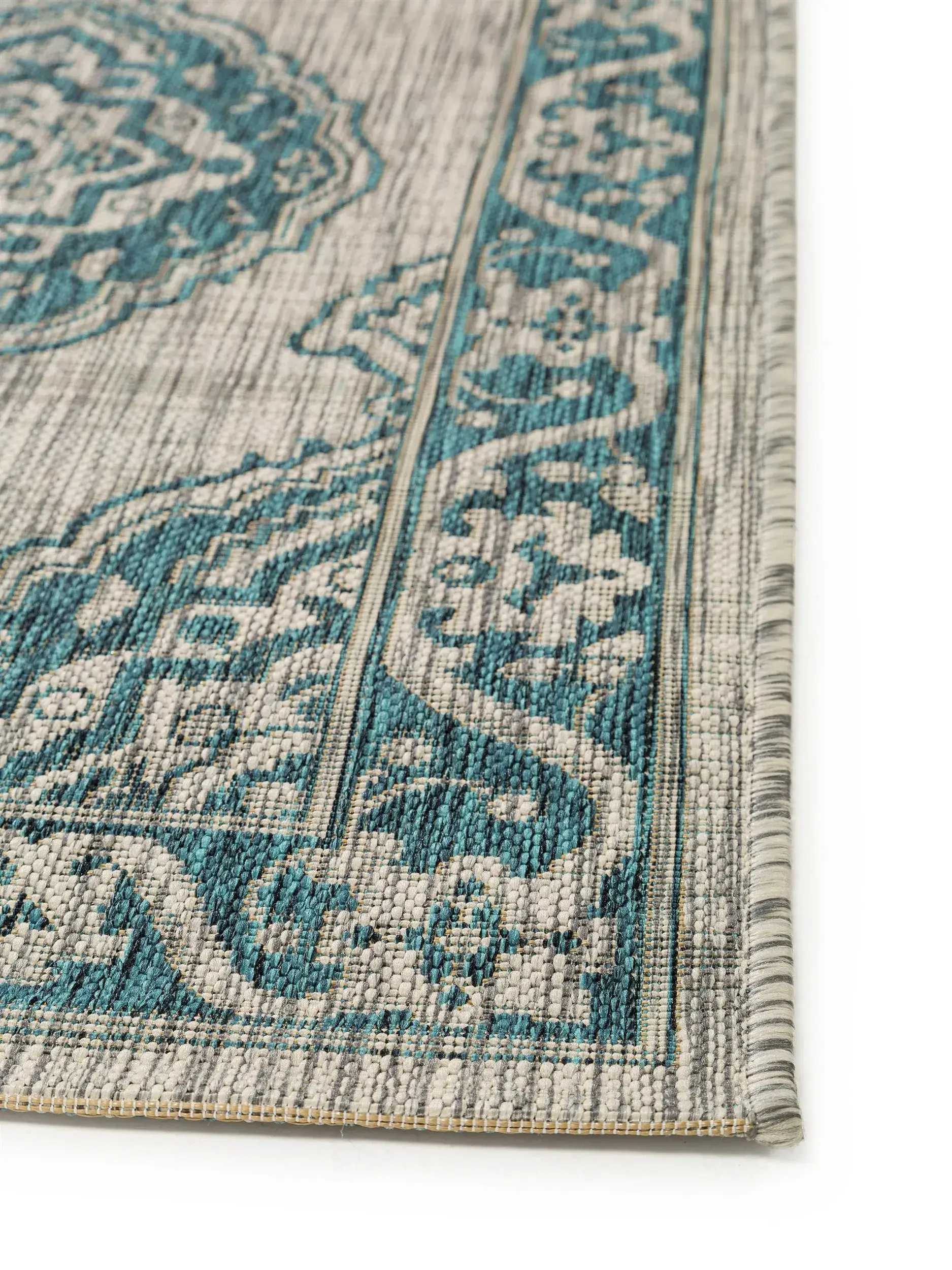 Teppich Cleo aus 100% Polypropylen in Blau von benuta