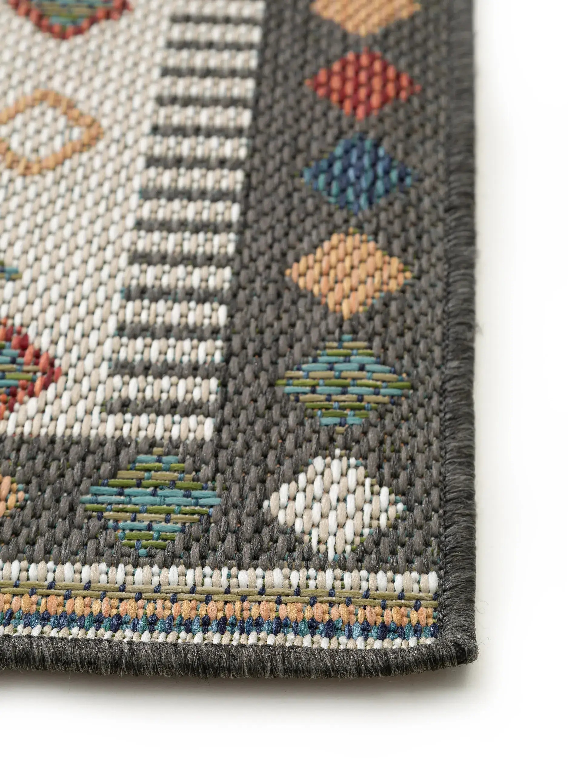 Rug made of 100% Polypropylen in Rot with a 100% Polypropylen high pile by benuta Nest