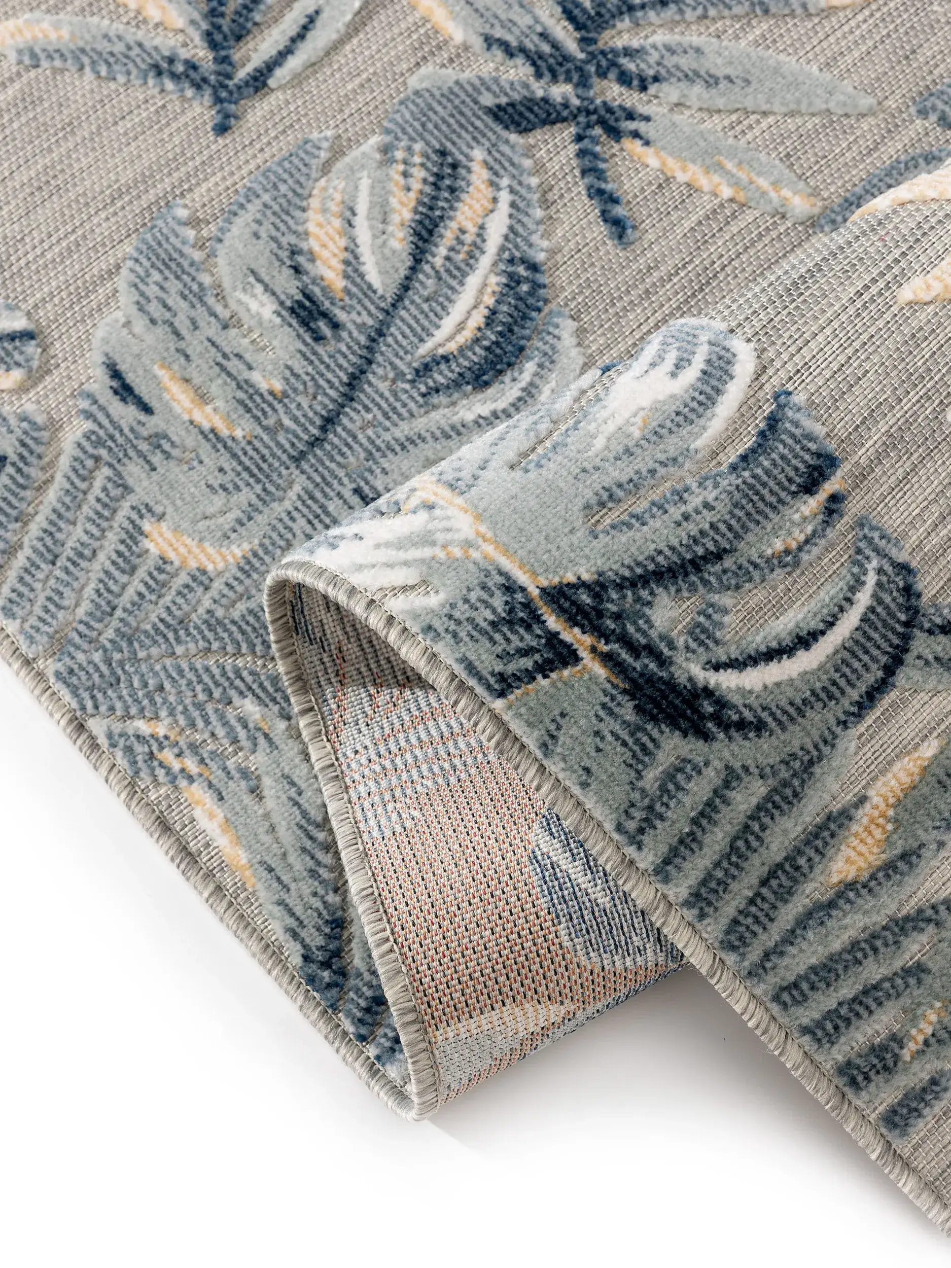 Rug made of 100% Polypropylen in Multicolour with a 100% Polypropylen high pile by benuta Basic