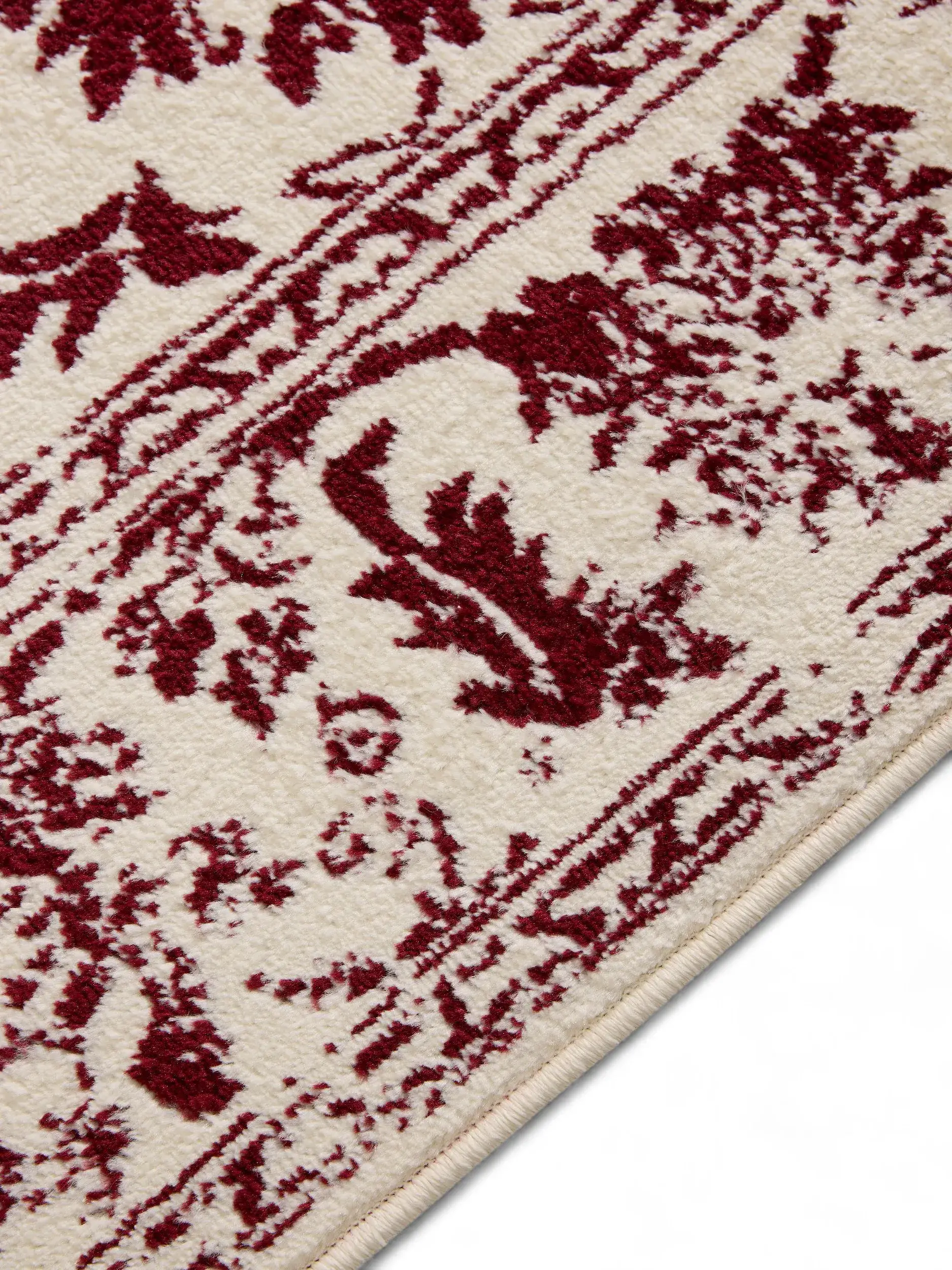 Rug made of 100% Polypropylen in Beige with a 100% Polypropylen high pile by benuta Basic