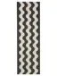 In- & Outdoor Runner Metro Black/White