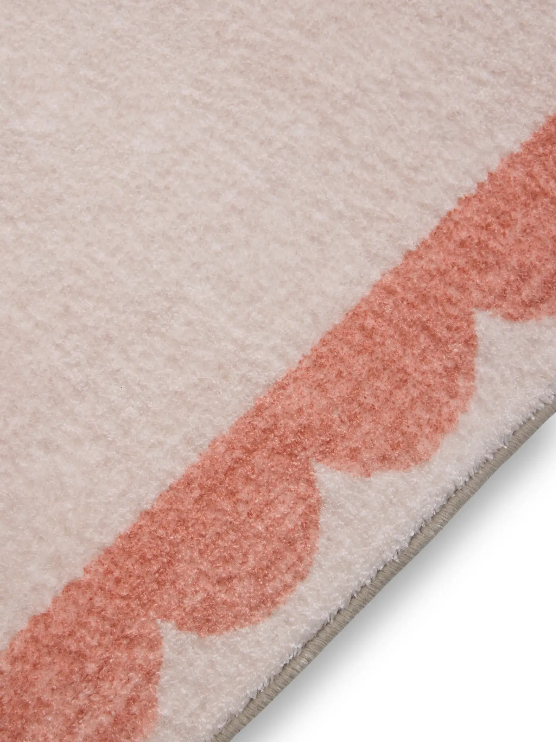 Alfombrilla de baño Frame Naranja con diseño de Borde en 100% Poliéster de benuta POP