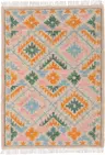 Handgewebter Kelim Zohra Multicolor/Beige