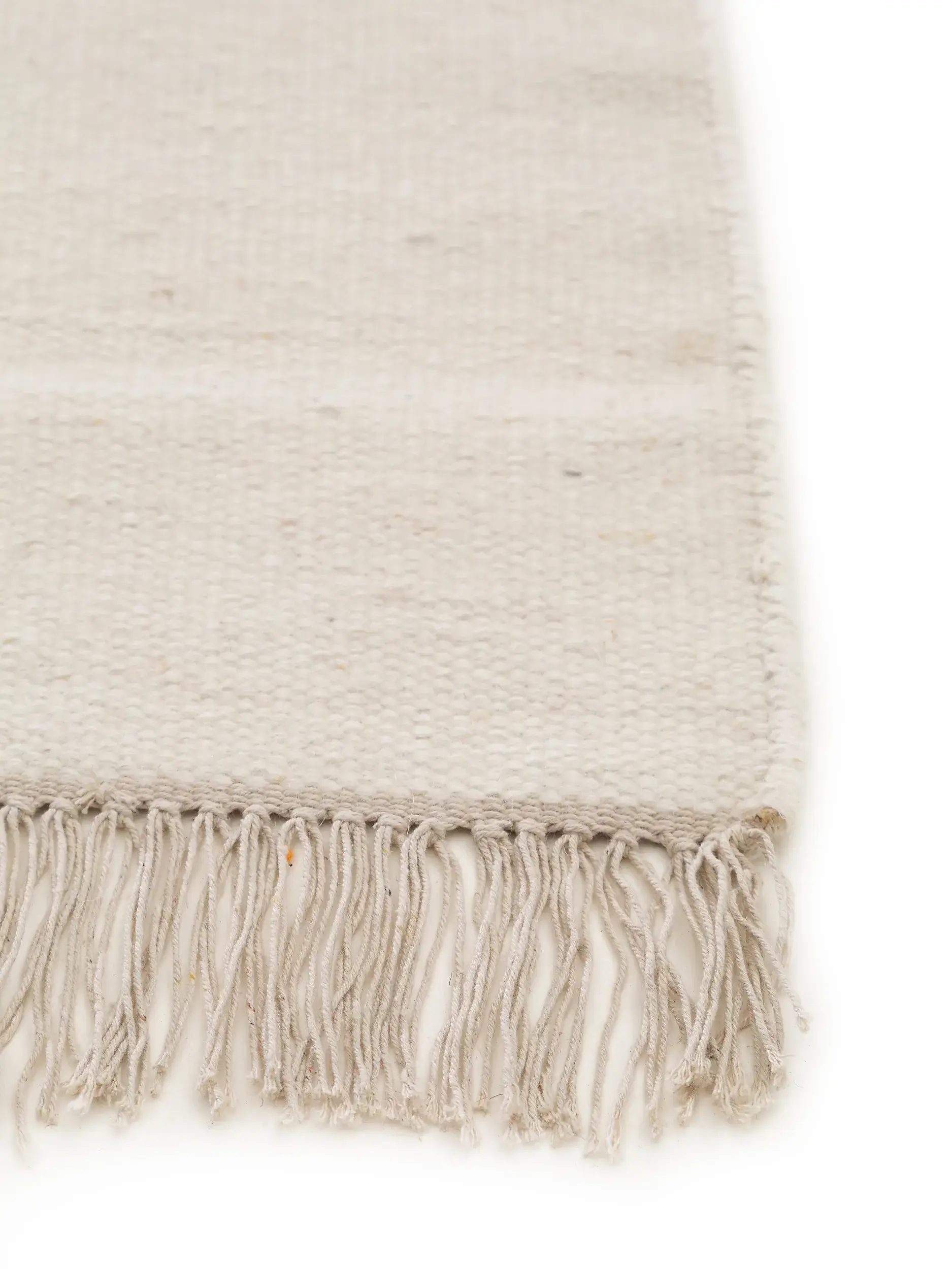 Teppich aus 80% Wolle, 20% Baumwolle in Beige mit 80% Wolle, 20% Baumwolle hohem Flor von benuta Pop