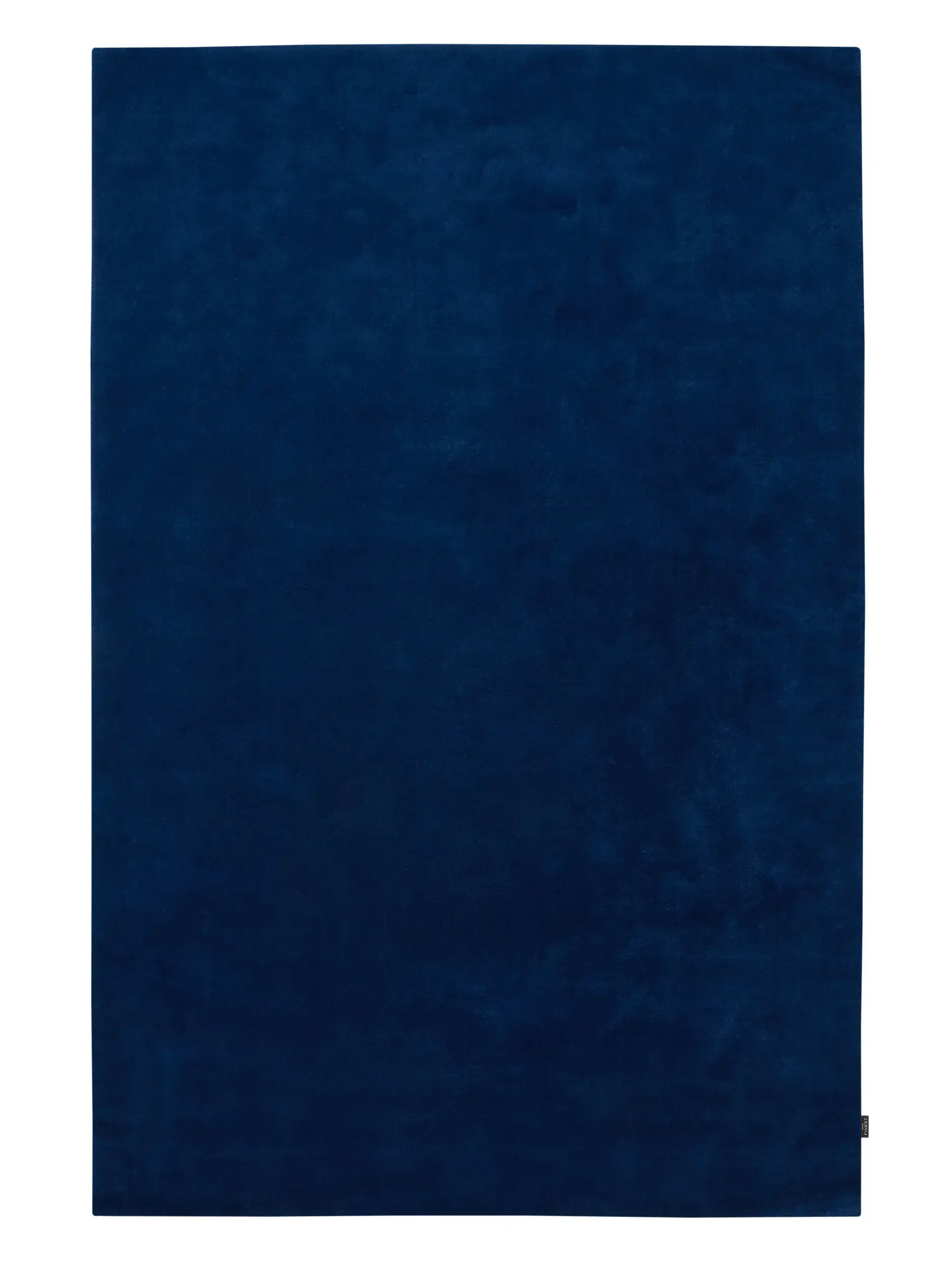 Teppich Mono aus 100% Baumwolle in Blau von benuta