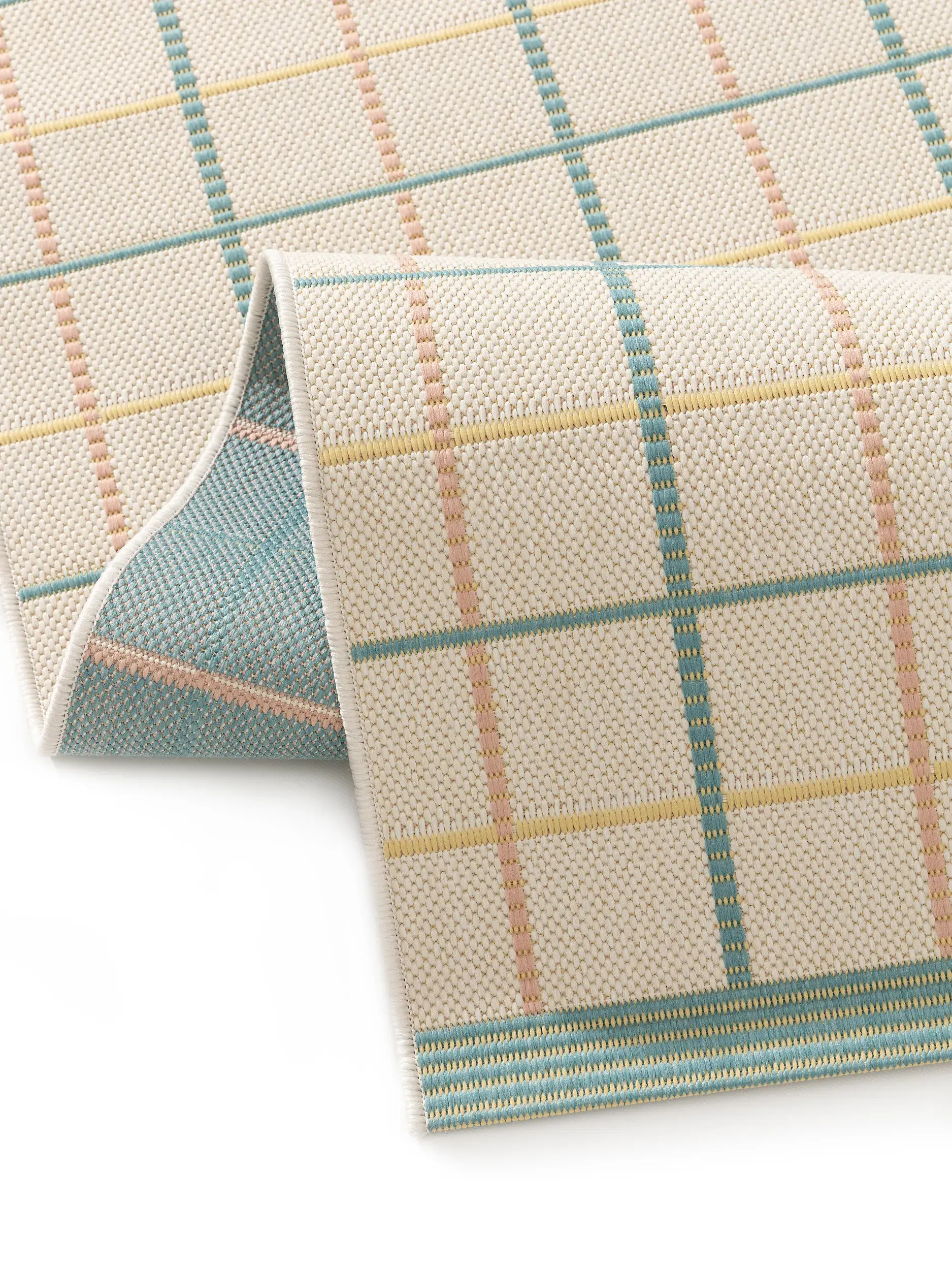 Teppich aus 100% Polypropylen in Multicolor mit 100% Polypropylen hohem Flor von Lytte