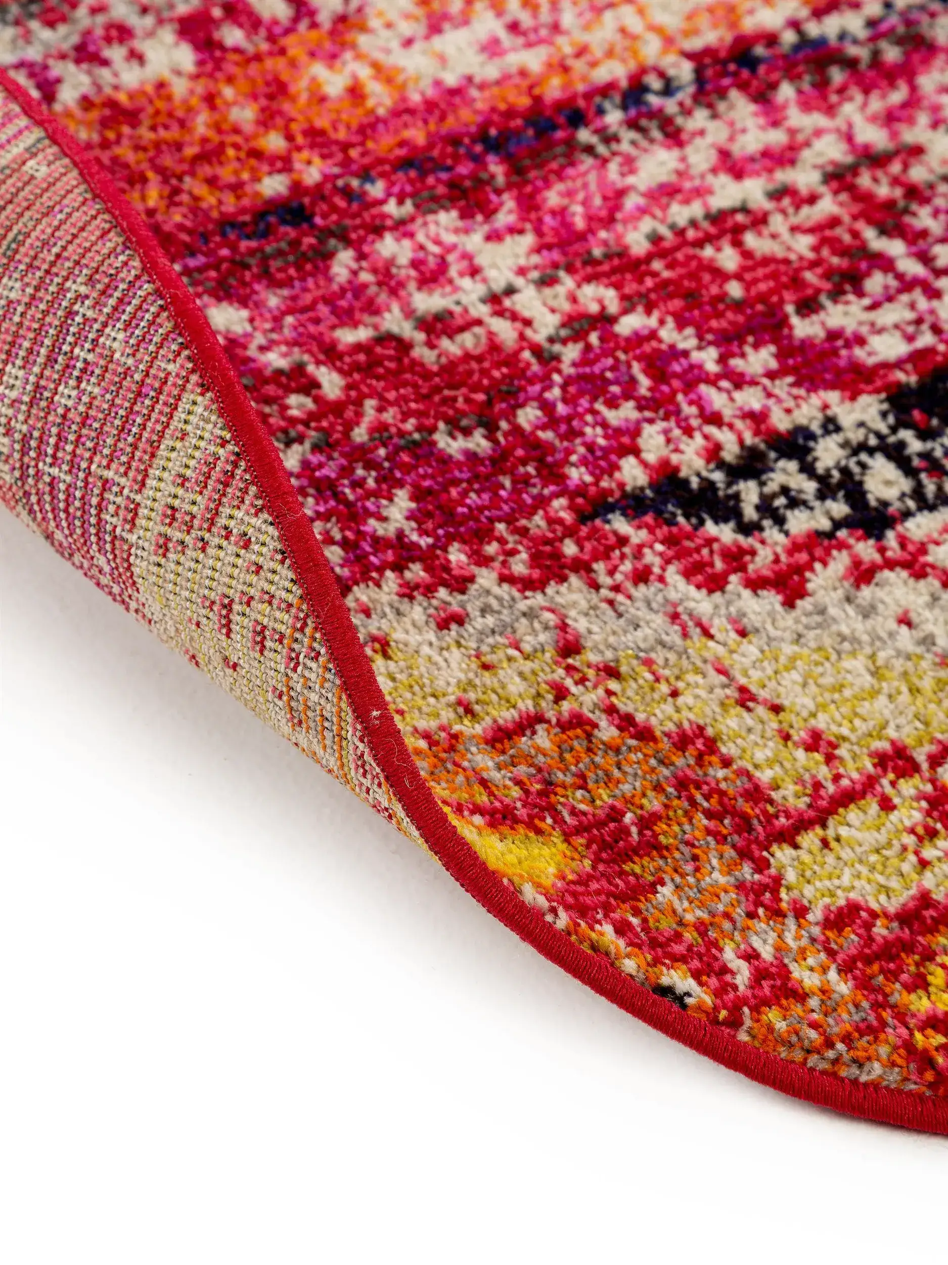 Teppich aus 100% Polypropylen in Rosa mit 100% Polypropylen hohem Flor von benuta