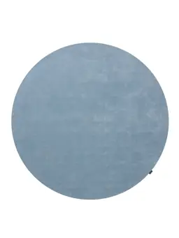 Wollteppich Mono Hellblau