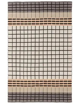 Cotton Rug Leander Grey/White