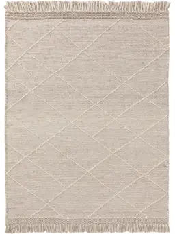 Uldtæppe Daphne Beige