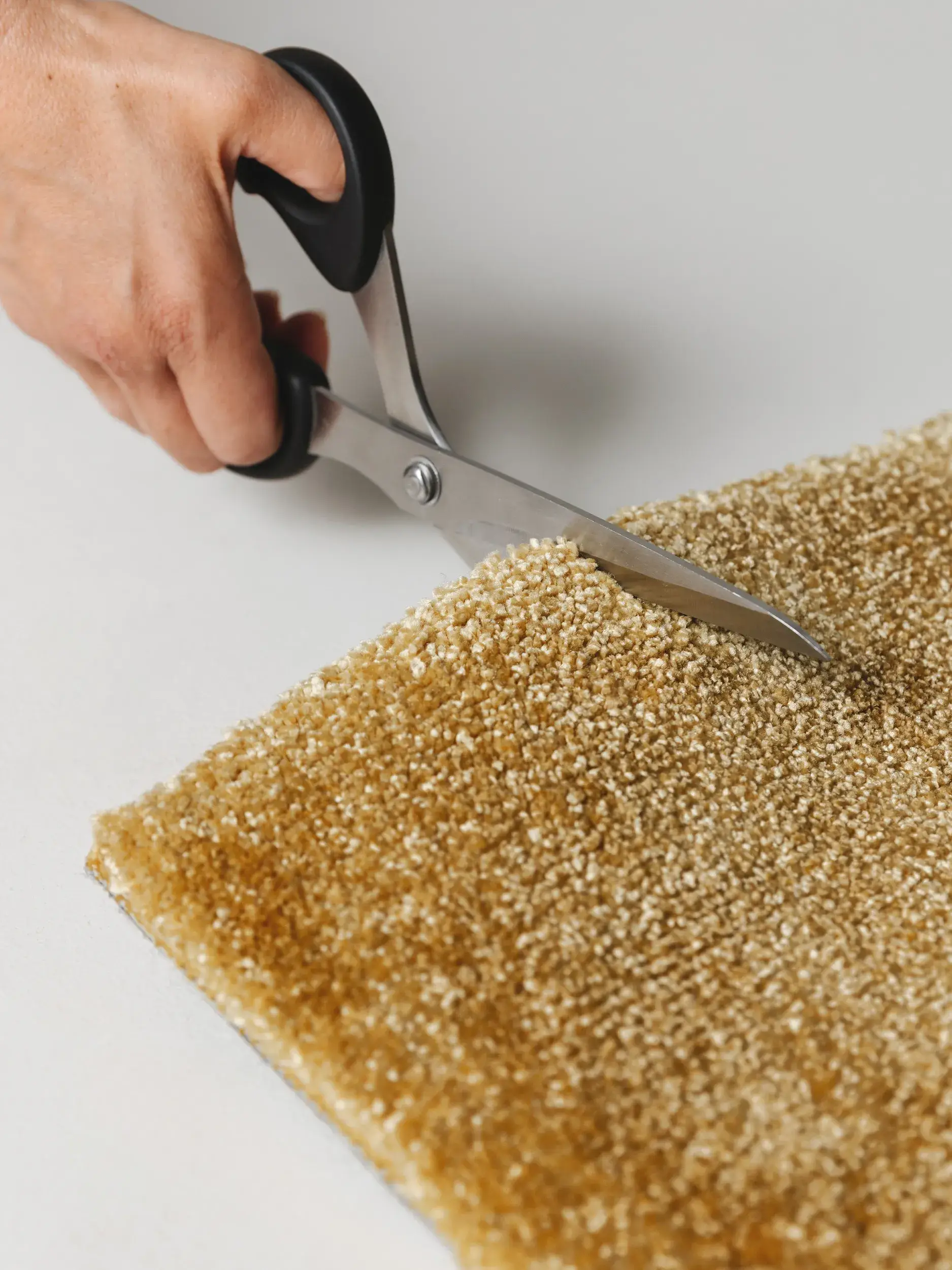 Rug made of 100% Polypropylen in Gelb with a 100% Polypropylen high pile by benuta Nest