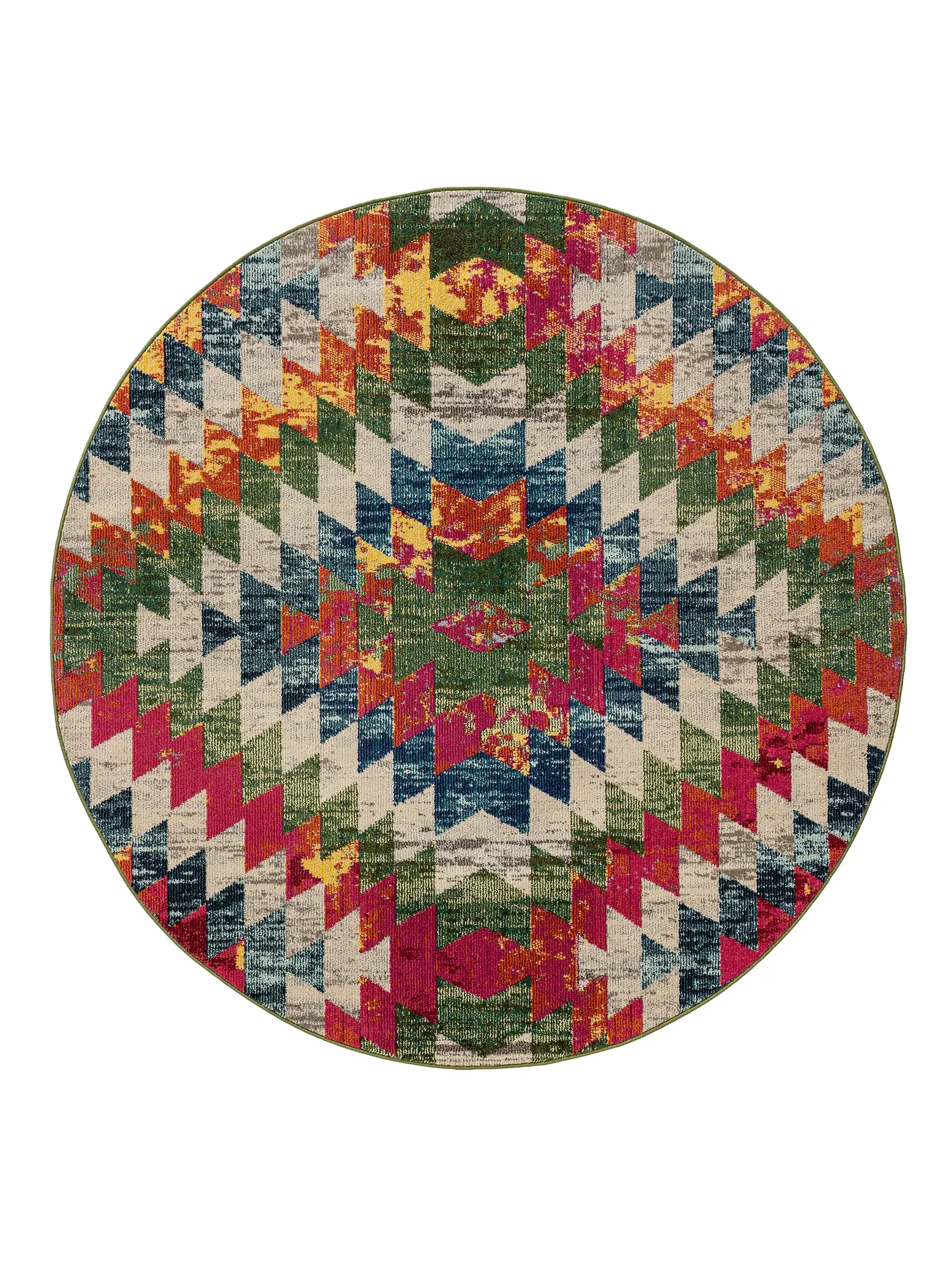 Rug made of 100% Polypropylen in Multicolour with a 100% Polypropylen high pile by benuta Nest