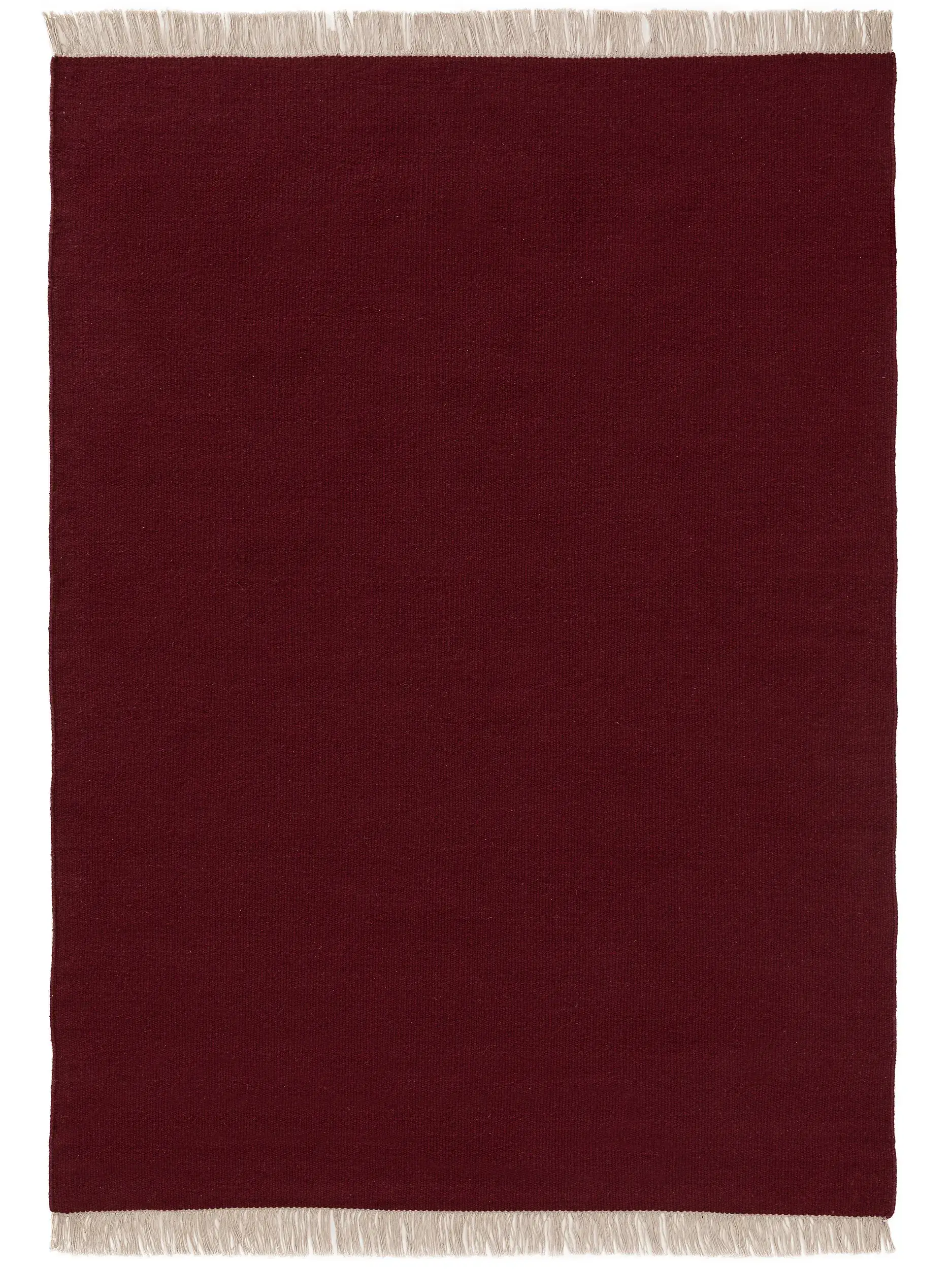 Alfombra de 80% Lana, 20% Algodón en Rojo con un pelo de {{Placeholder_Pile Height}} de altura de benuta POP