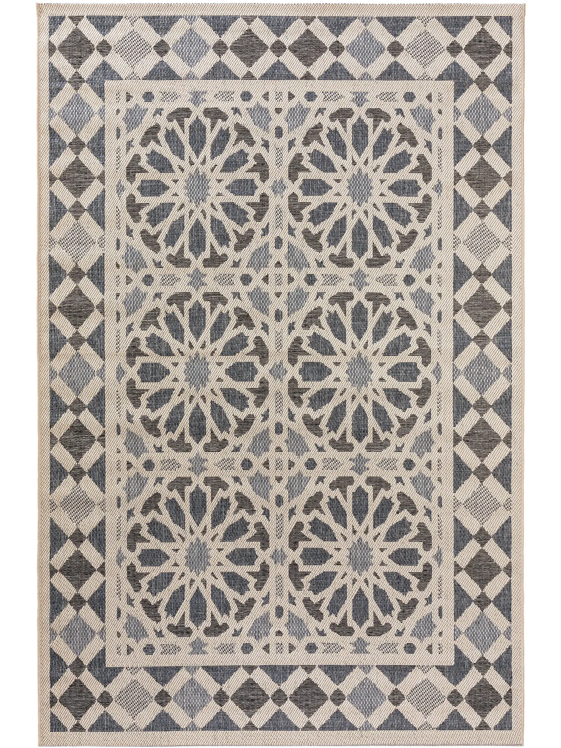 Tappeto di 100% Polipropilene in Beige con pelo alto 100% Polipropilene da benuta nest